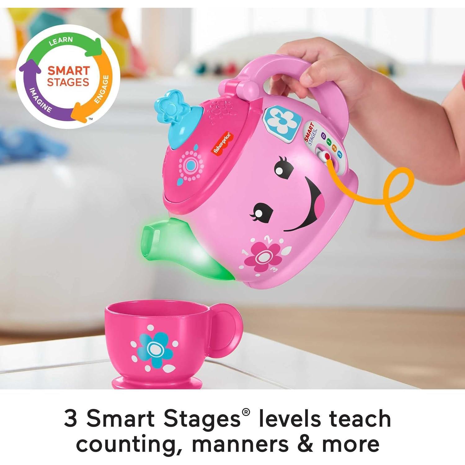Juego de Té Interactivo Fisher-Price Ríe y Aprende 18+ Meses