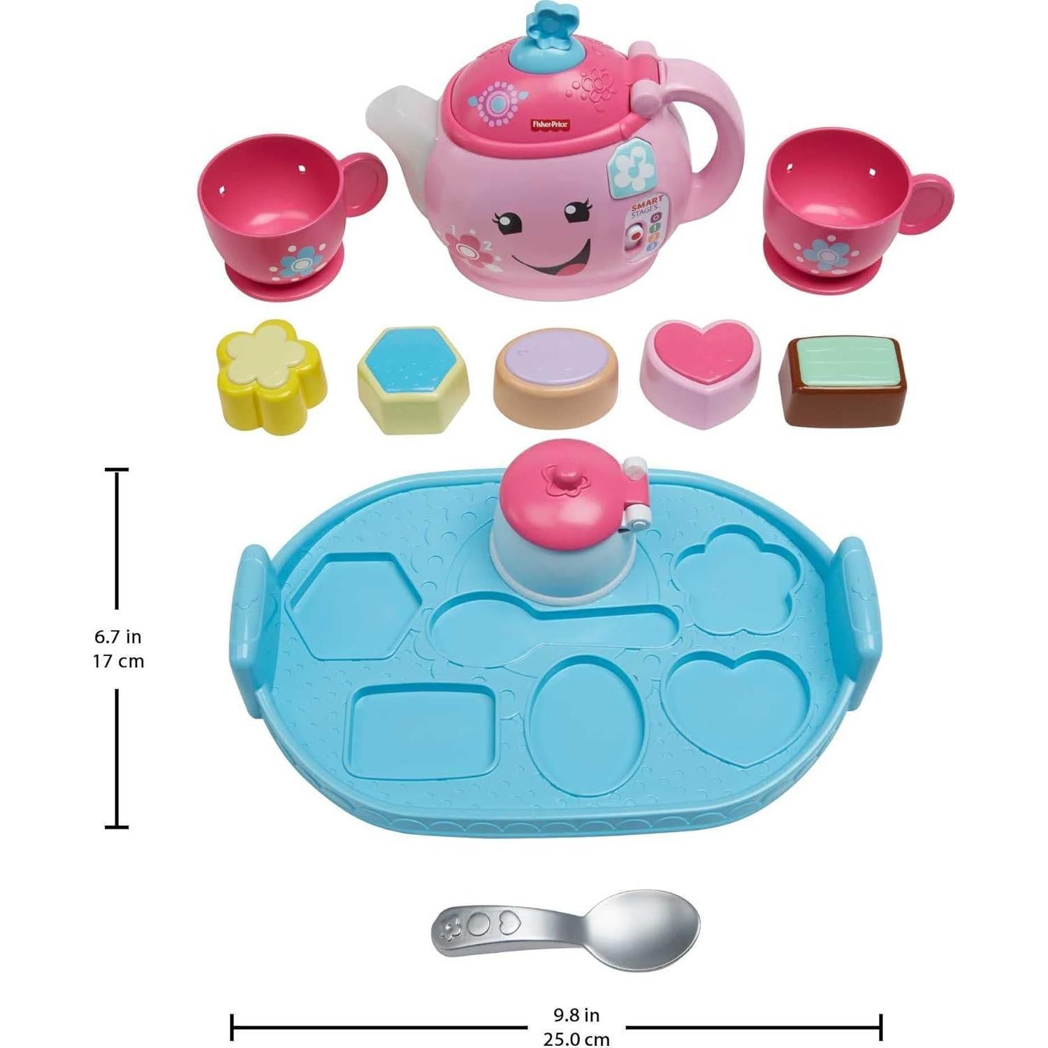 Juego de Té Interactivo Fisher-Price Ríe y Aprende 18+ Meses