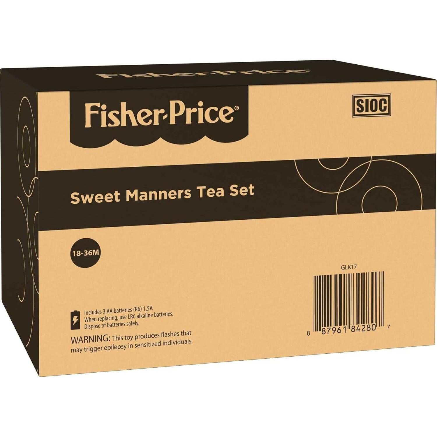 Juego de Té Interactivo Fisher-Price Ríe y Aprende 18+ Meses