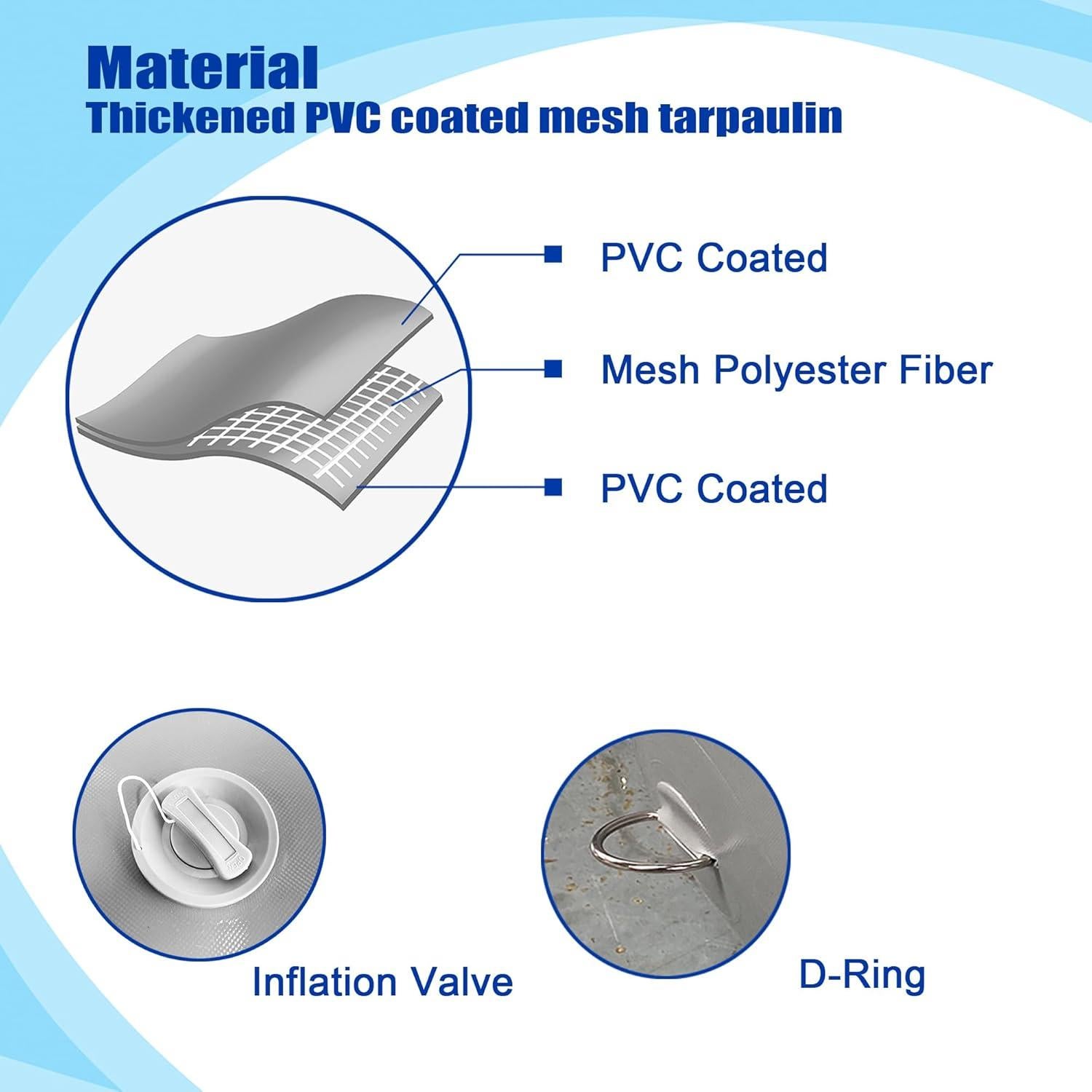 Fender Inflable LTCANOPY 27x45 cm con Cuerda y Bomba