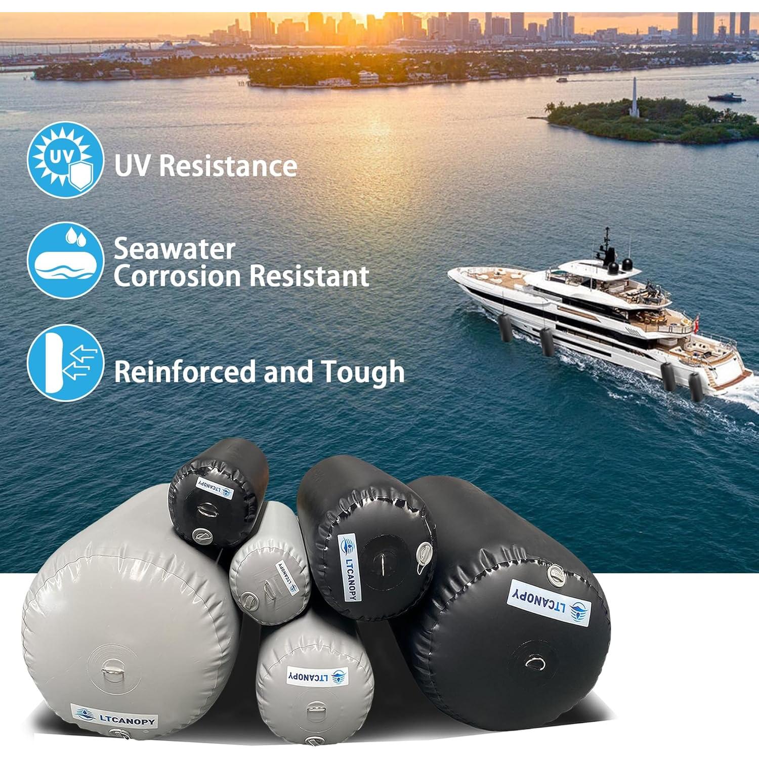 Fender Inflable LTCANOPY 27x45 cm con Cuerda y Bomba