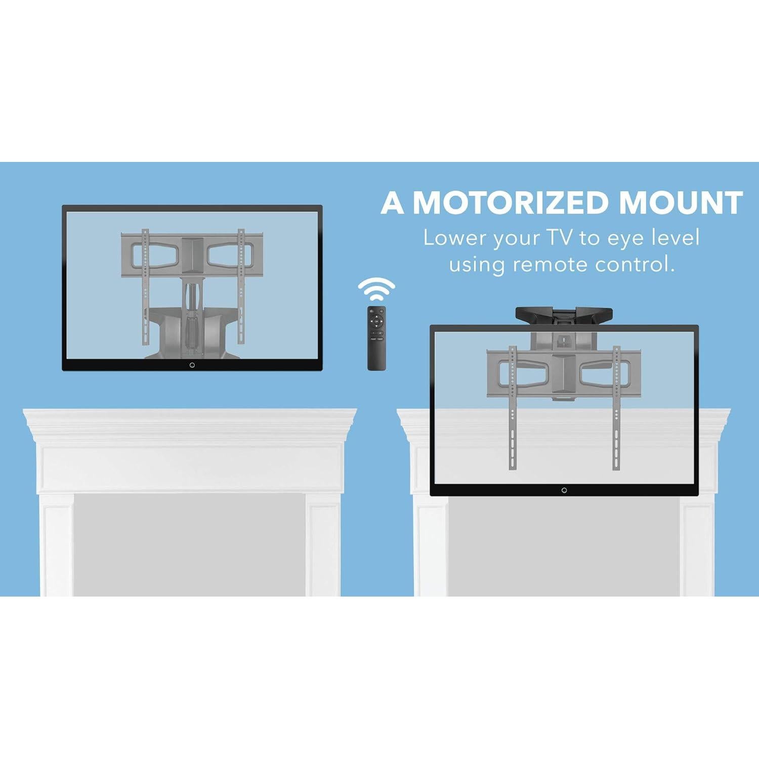 Soporte de TV Motorizado Mount-It! MI-386 para Chimenea 35 Kg