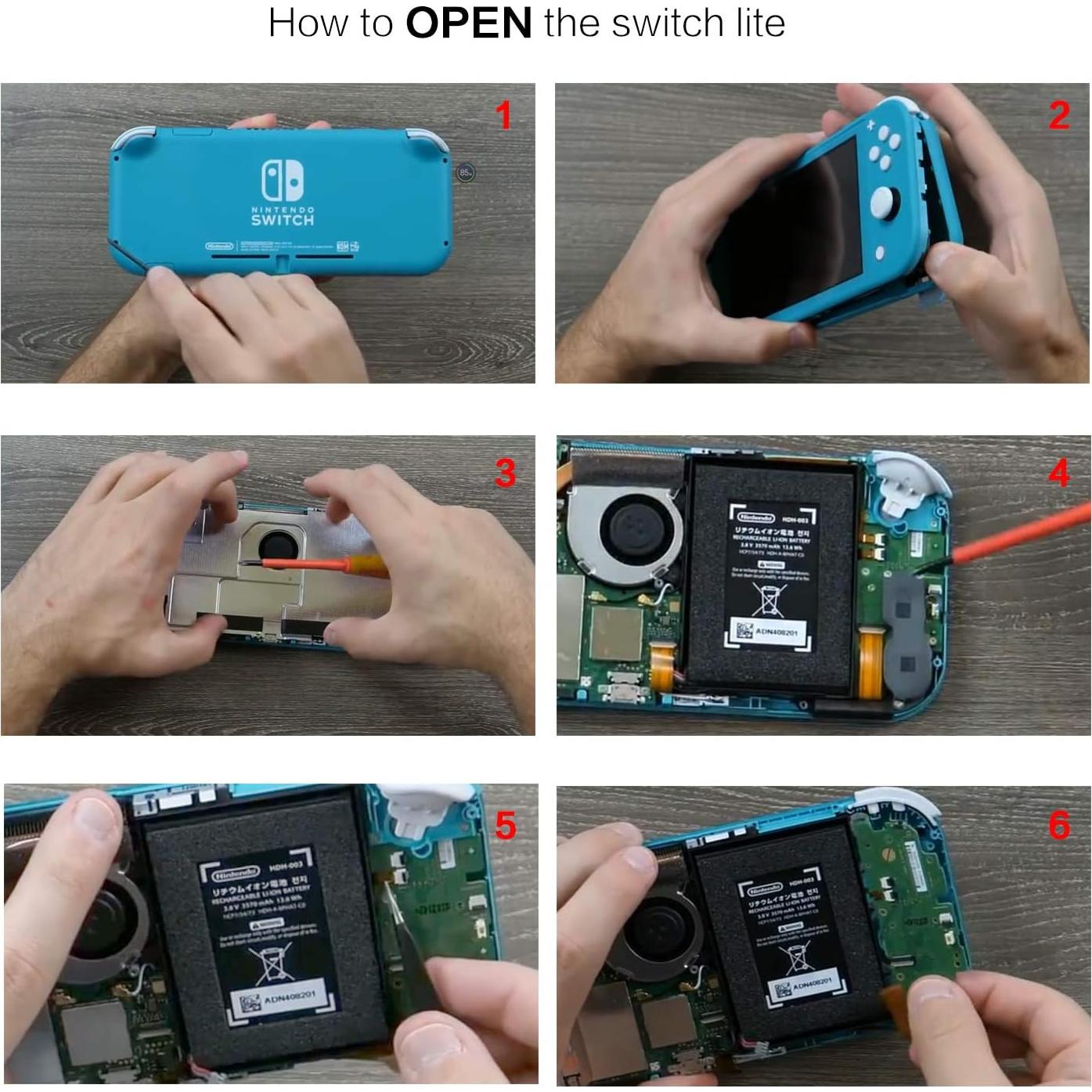 Reemplazo Joystick Analógico ECHZOVE para Switch Lite - 2 Piezas