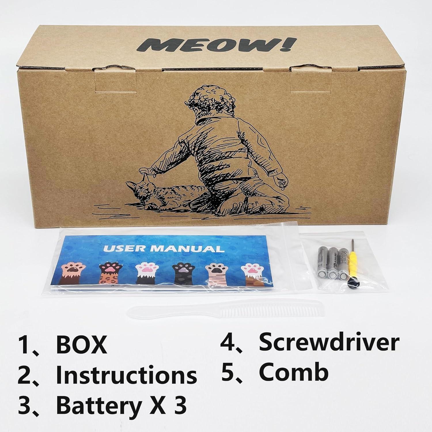 Gato de Peluche Interactivo FLUFFYFUN 35.5cm Blanco