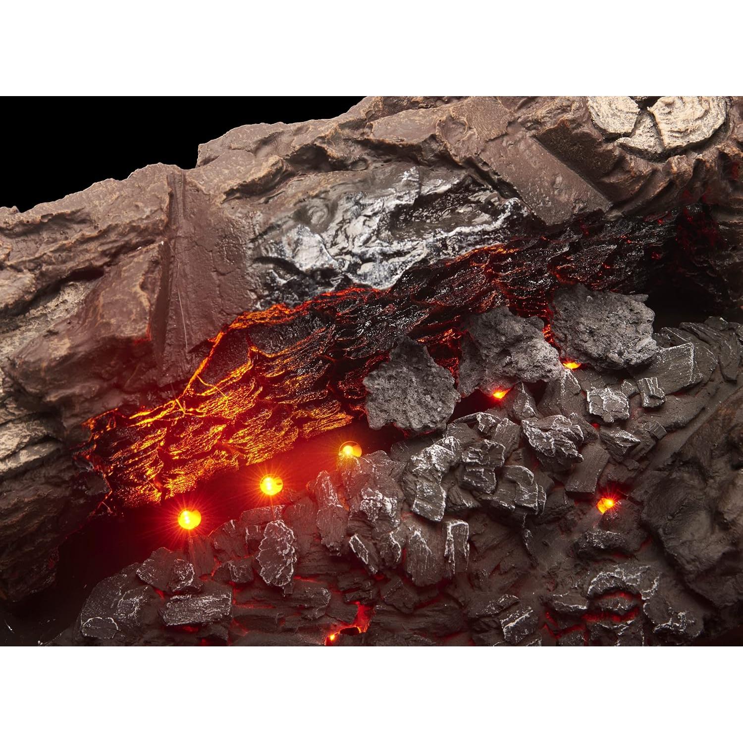 Conjunto de Troncos Eléctricos Napoleon Woodland 45.72cm Negro