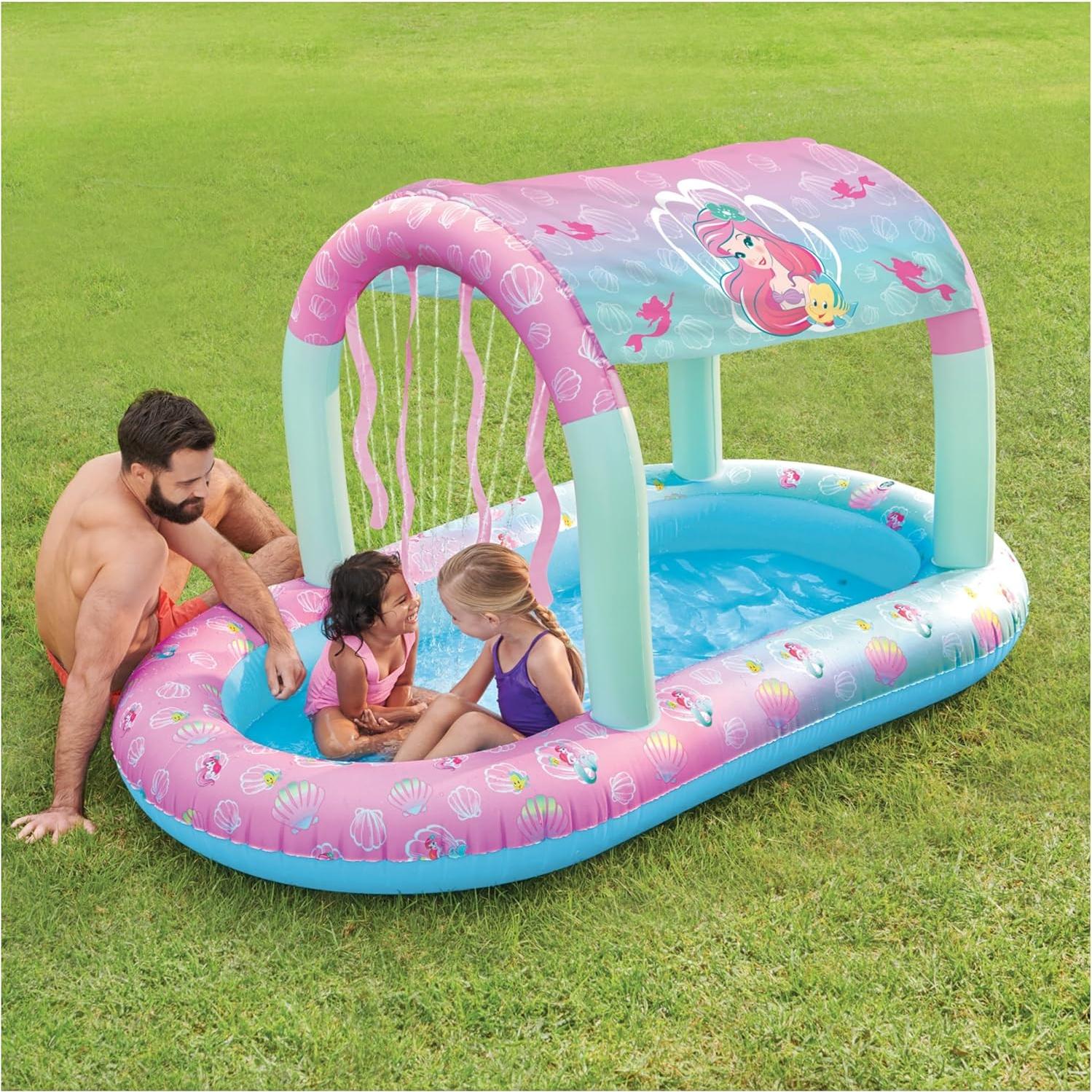 Castillo de Agua Inflable Deluxe SwimWays Disney Princess Ariel