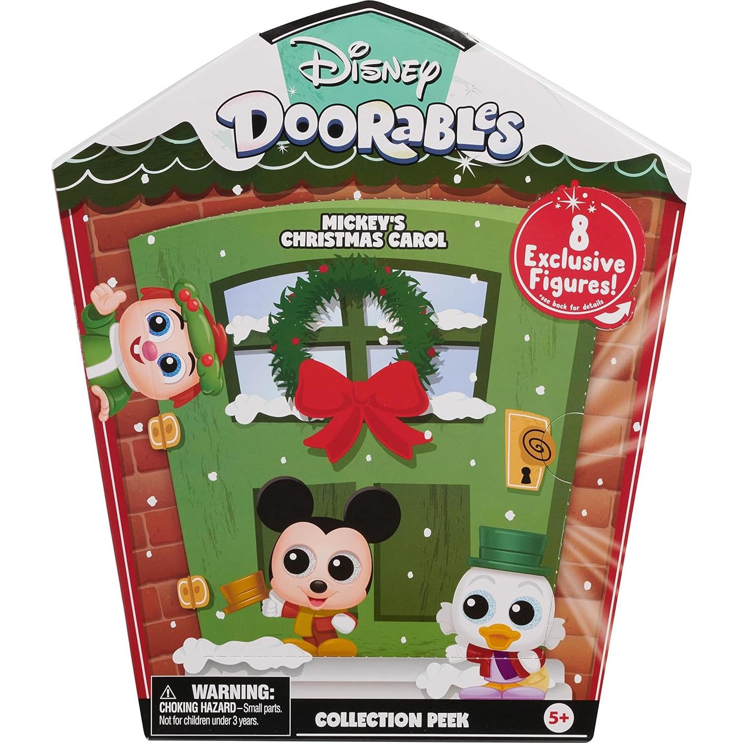 Disney Doorables Cuento de Navidad Mickey 8 Figuras Coleccionista