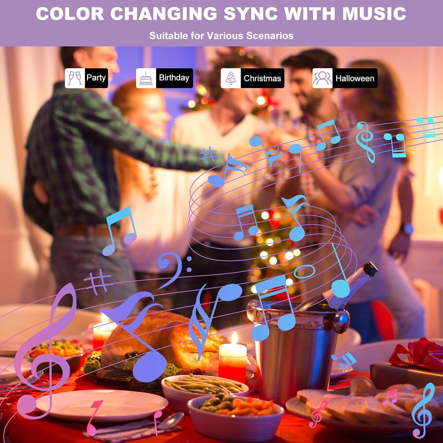 Tira LED RGB COB MIWISE 6.1m DC24V Control por Voz