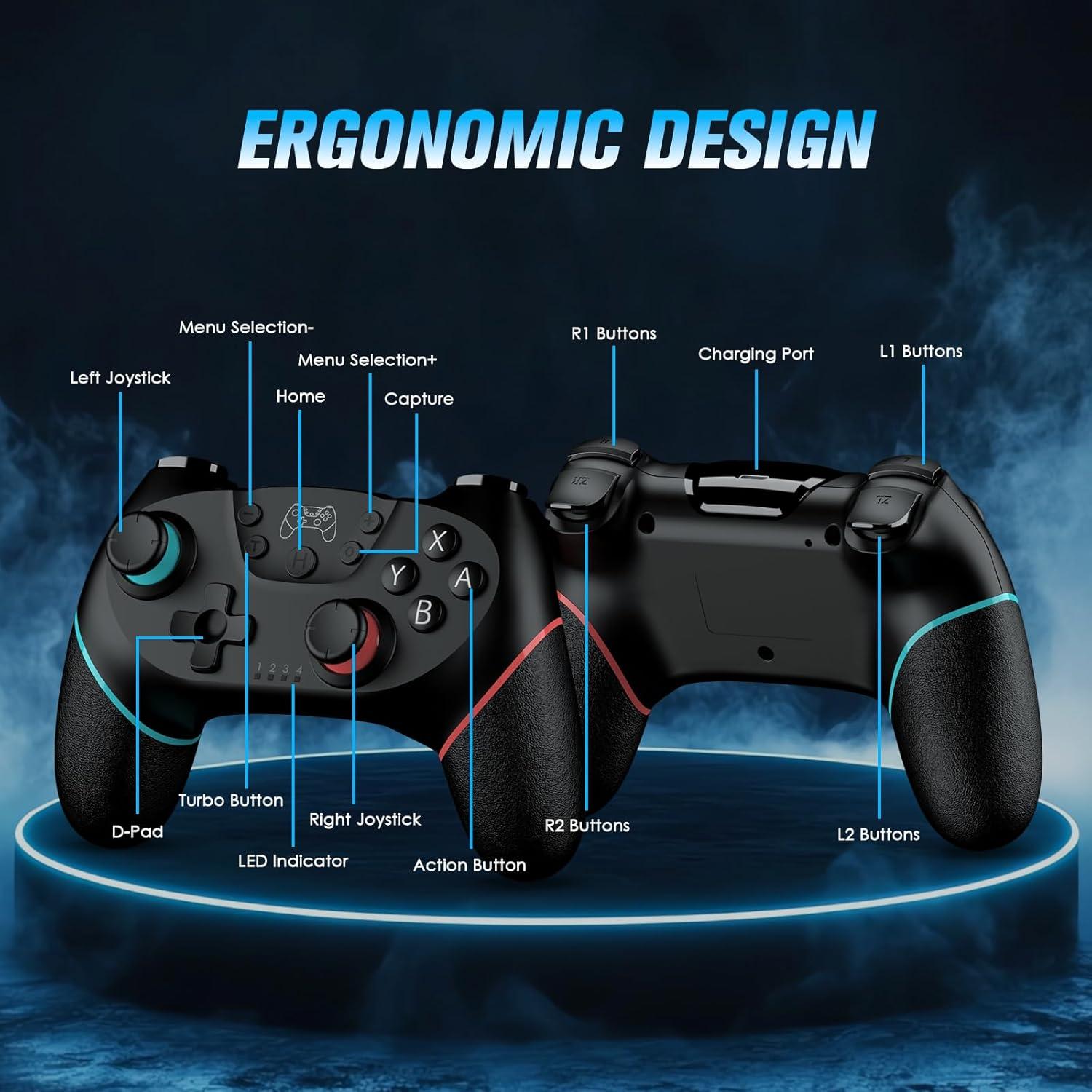 Controladores Inalámbricos VidPPluing 2 Pack para Switch