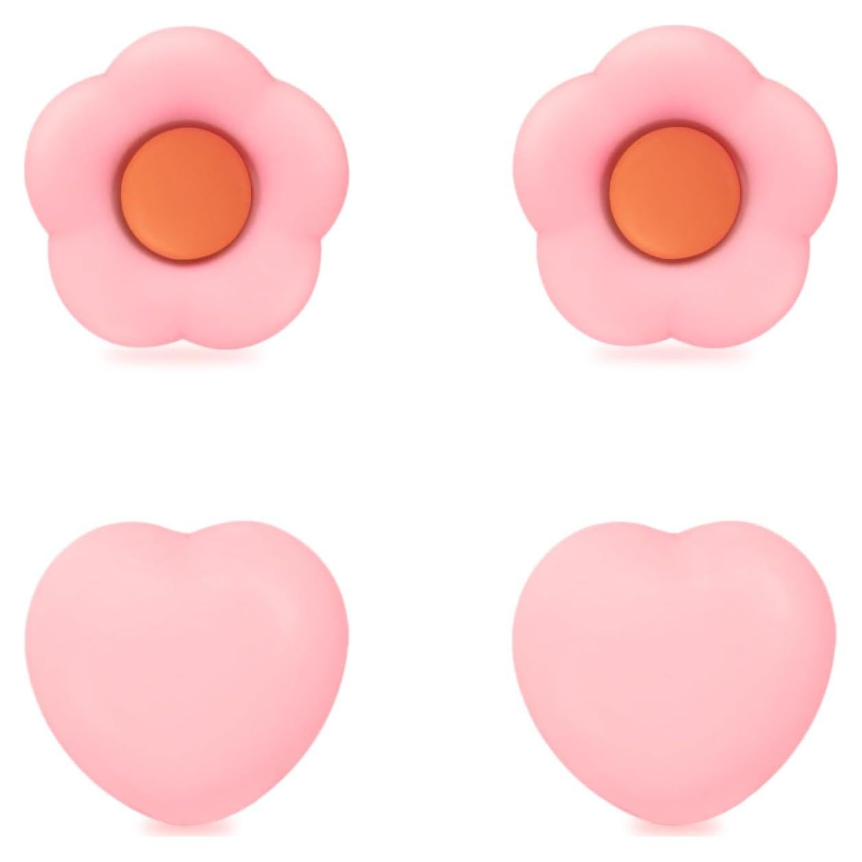 Tapa de Grips para Pulgar KimmiDirect Rosa para Switch/OLED/Lite