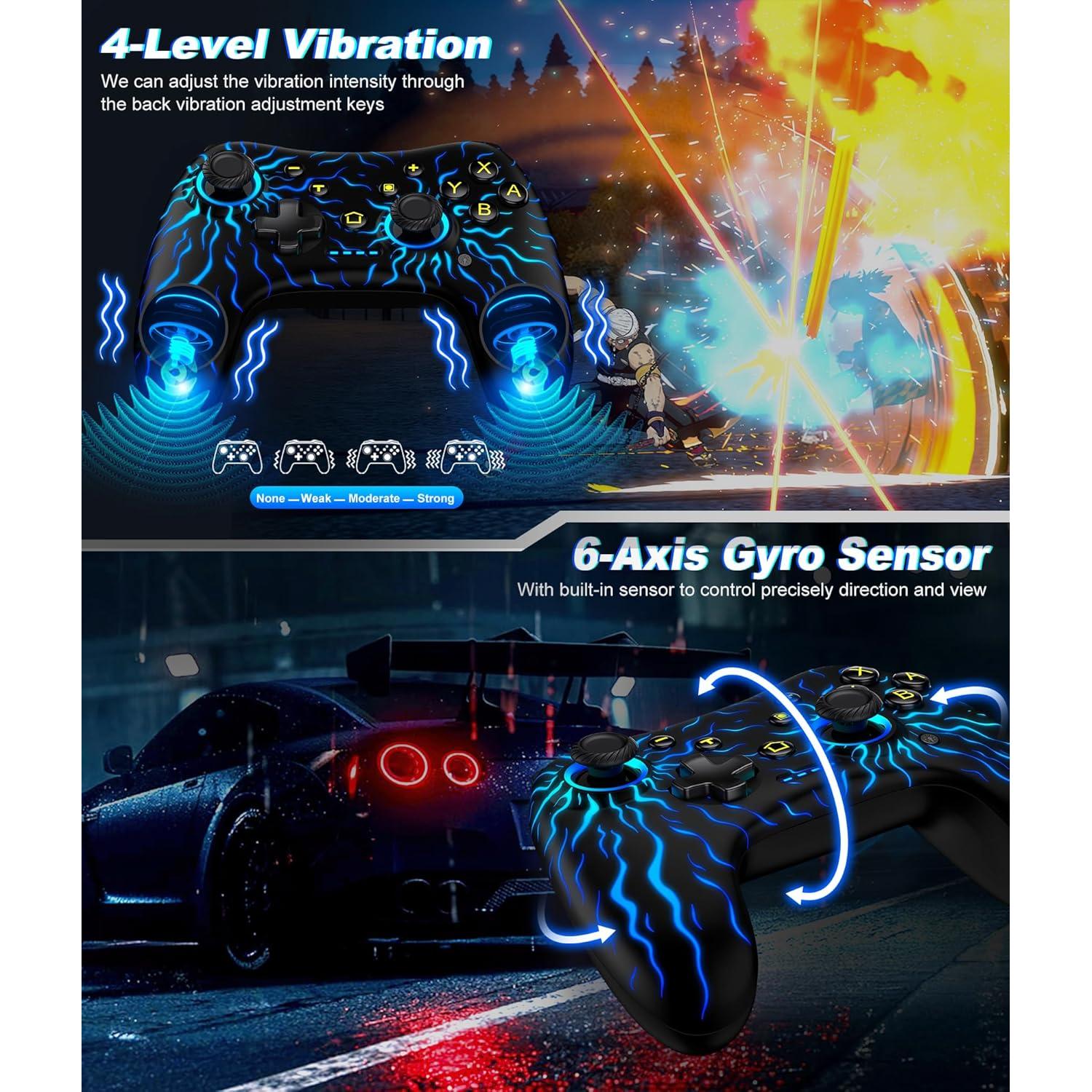 Controlador Pro Inalámbrico NealGamefy para Switch y PC