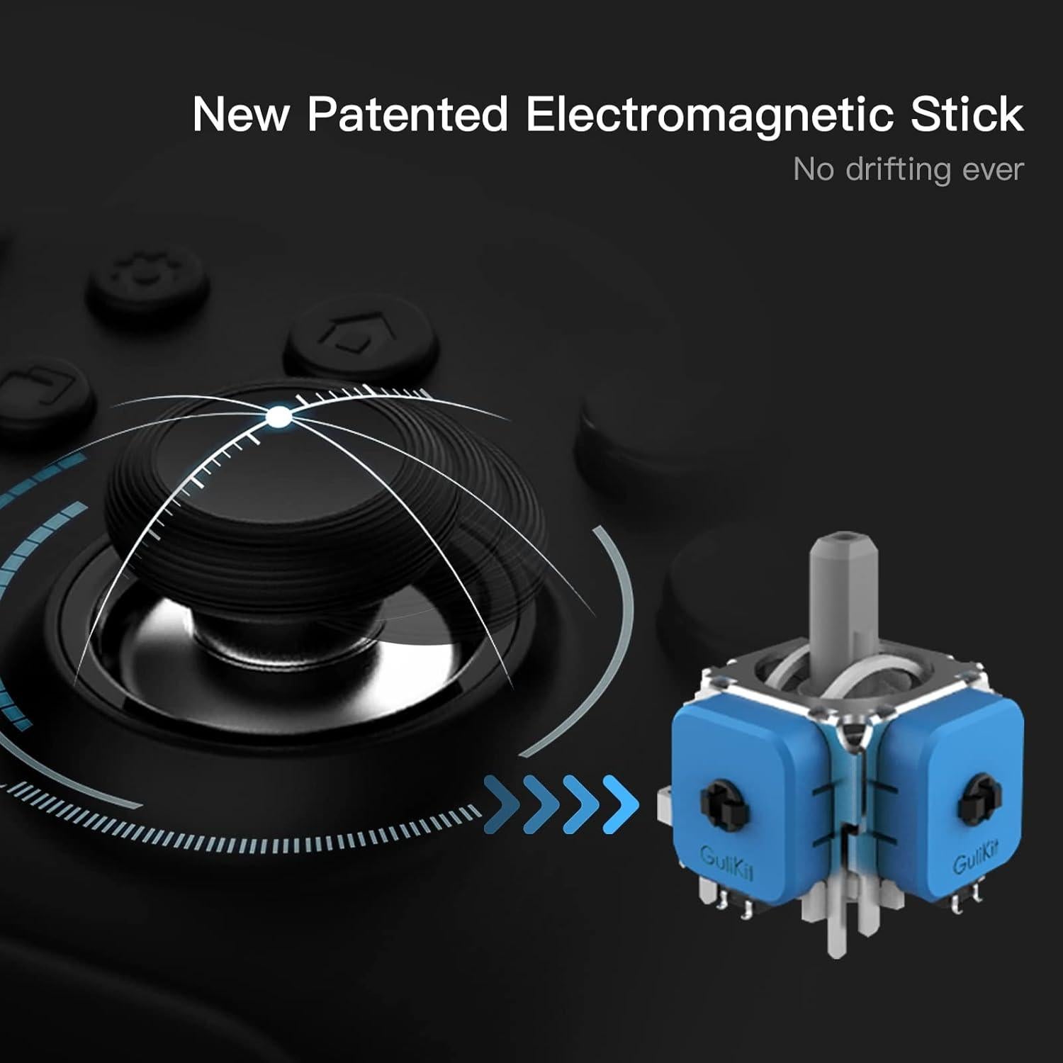 Controlador GuliKit KingKong 2 Pro para Nintendo Switch - Joystick Preciso