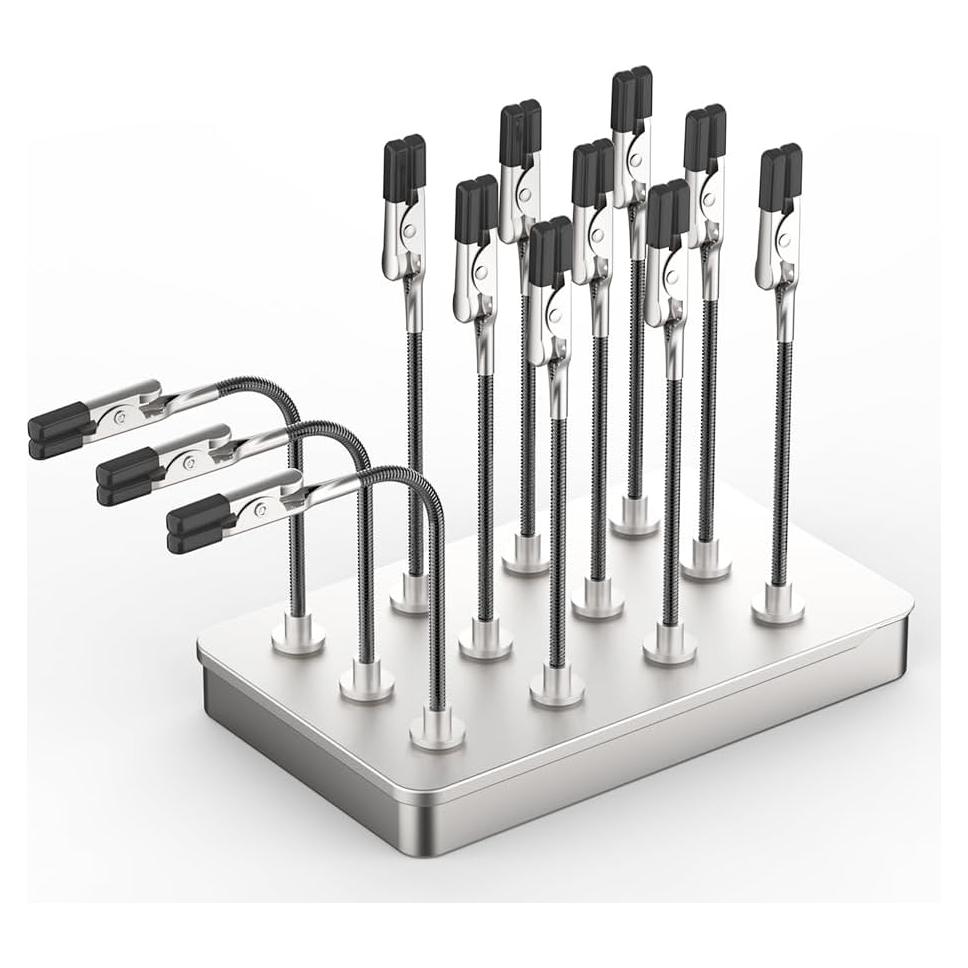 Base de soporte para pintura Actekart con 12 clips magnéticos