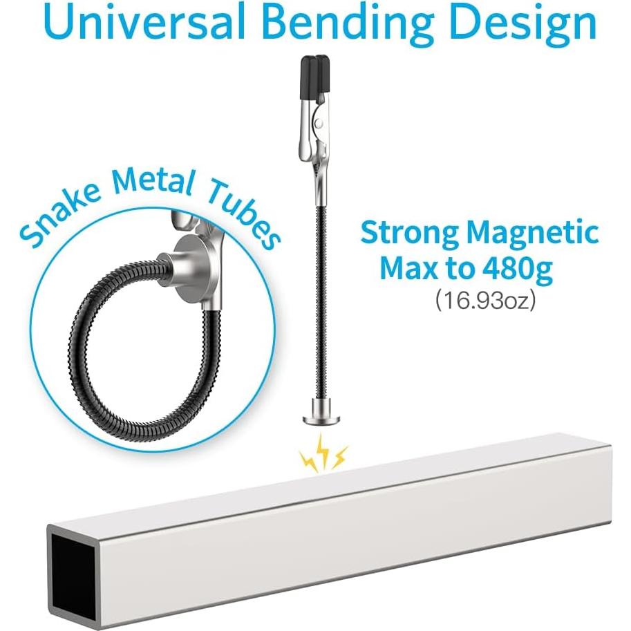 Base de soporte para pintura Actekart con 12 clips magnéticos