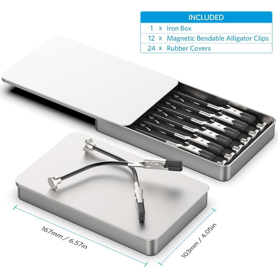 Base de soporte para pintura Actekart con 12 clips magnéticos