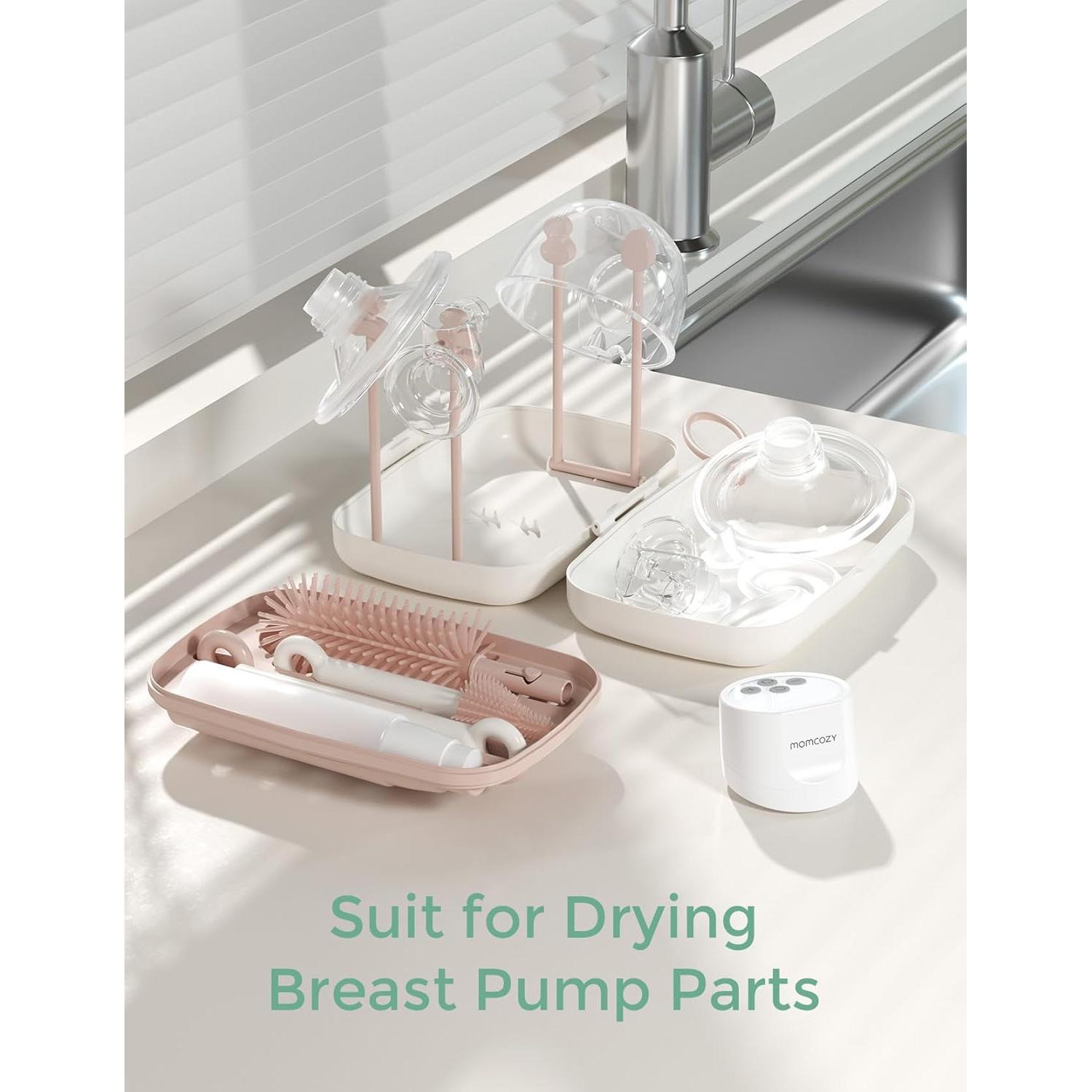 Juego de Cepillos para Botellas Momcozy 7 en 1 Rosa