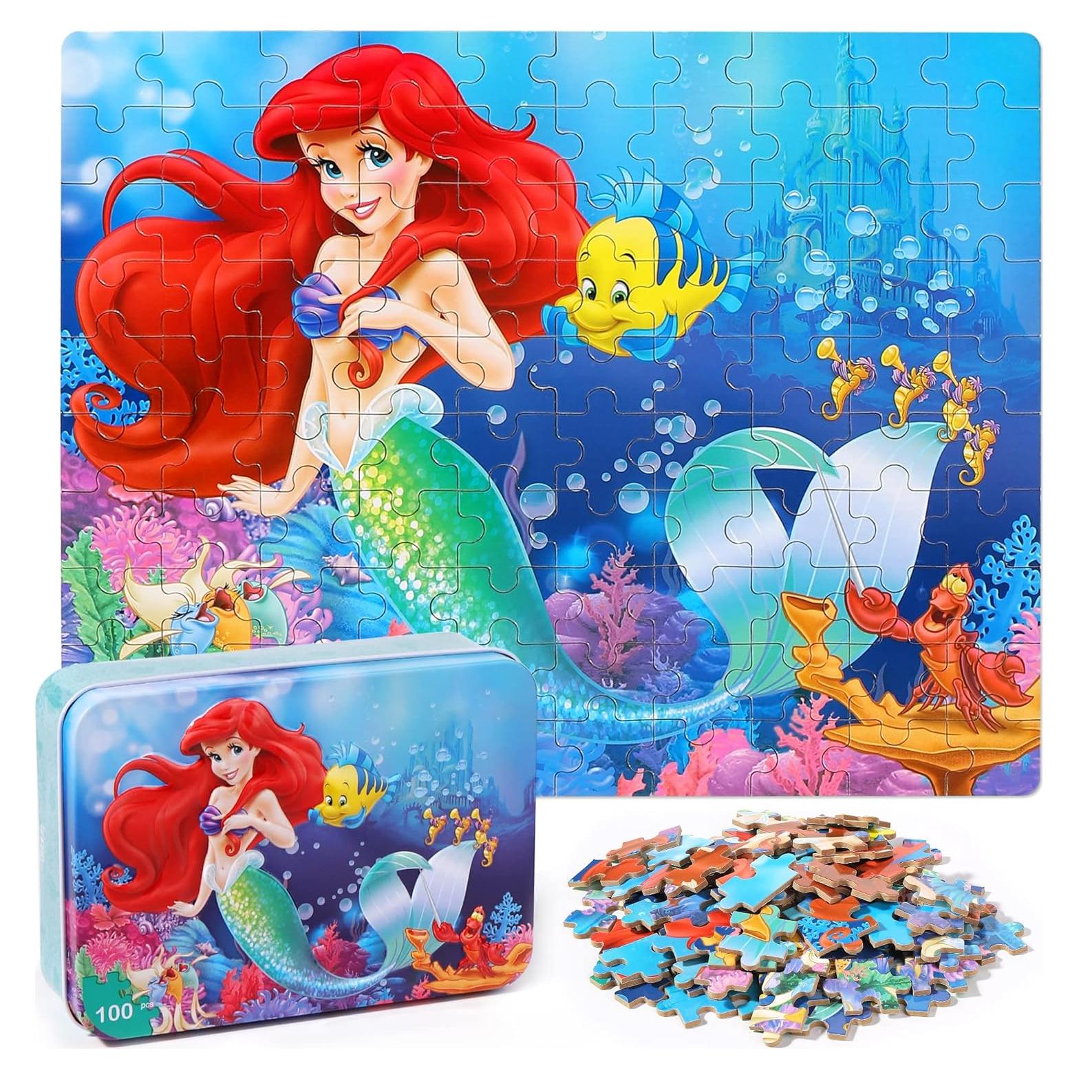 Rompecabezas Educativos LELEMON 100 Piezas Niños 4-8 Años