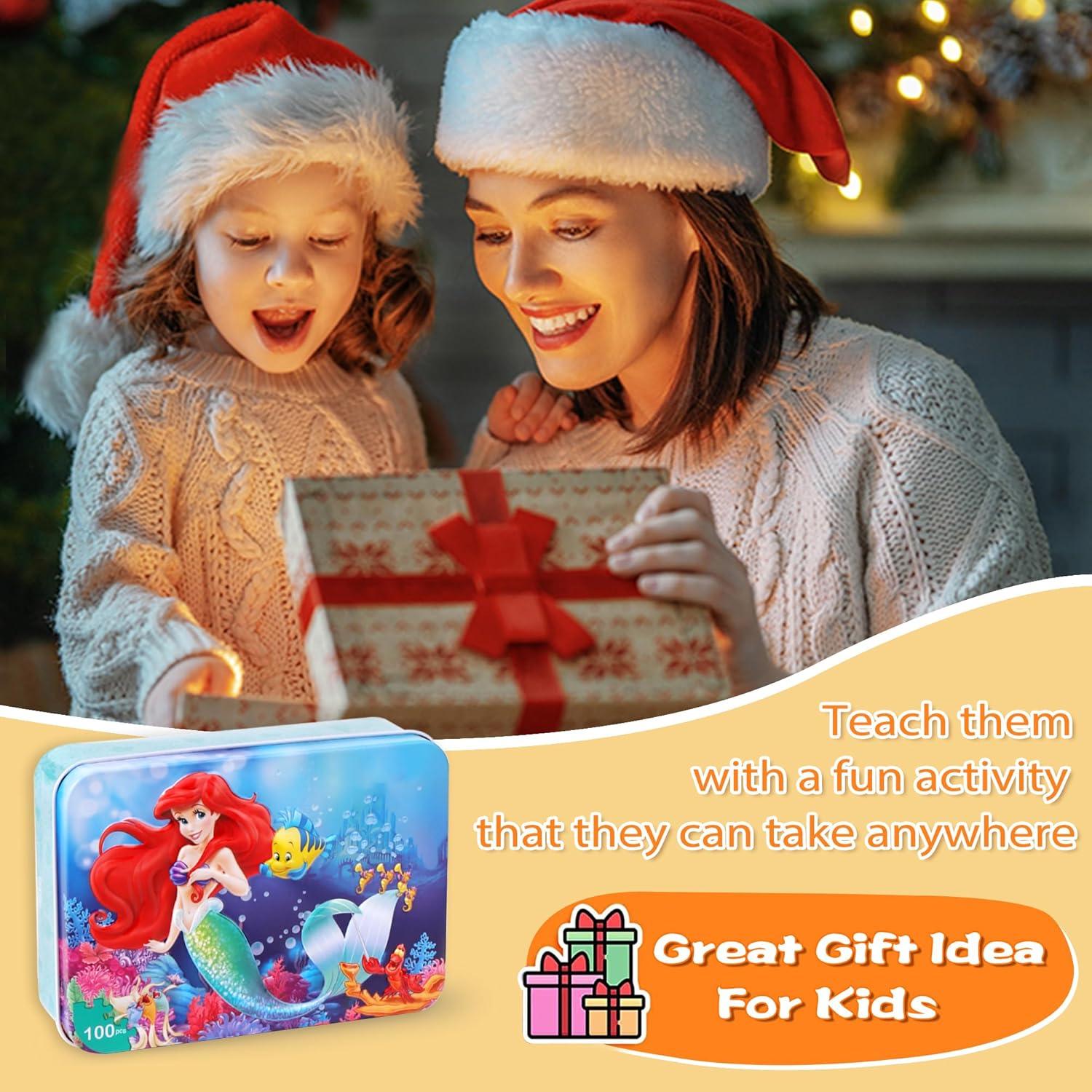 Rompecabezas Educativos LELEMON 100 Piezas Niños 4-8 Años