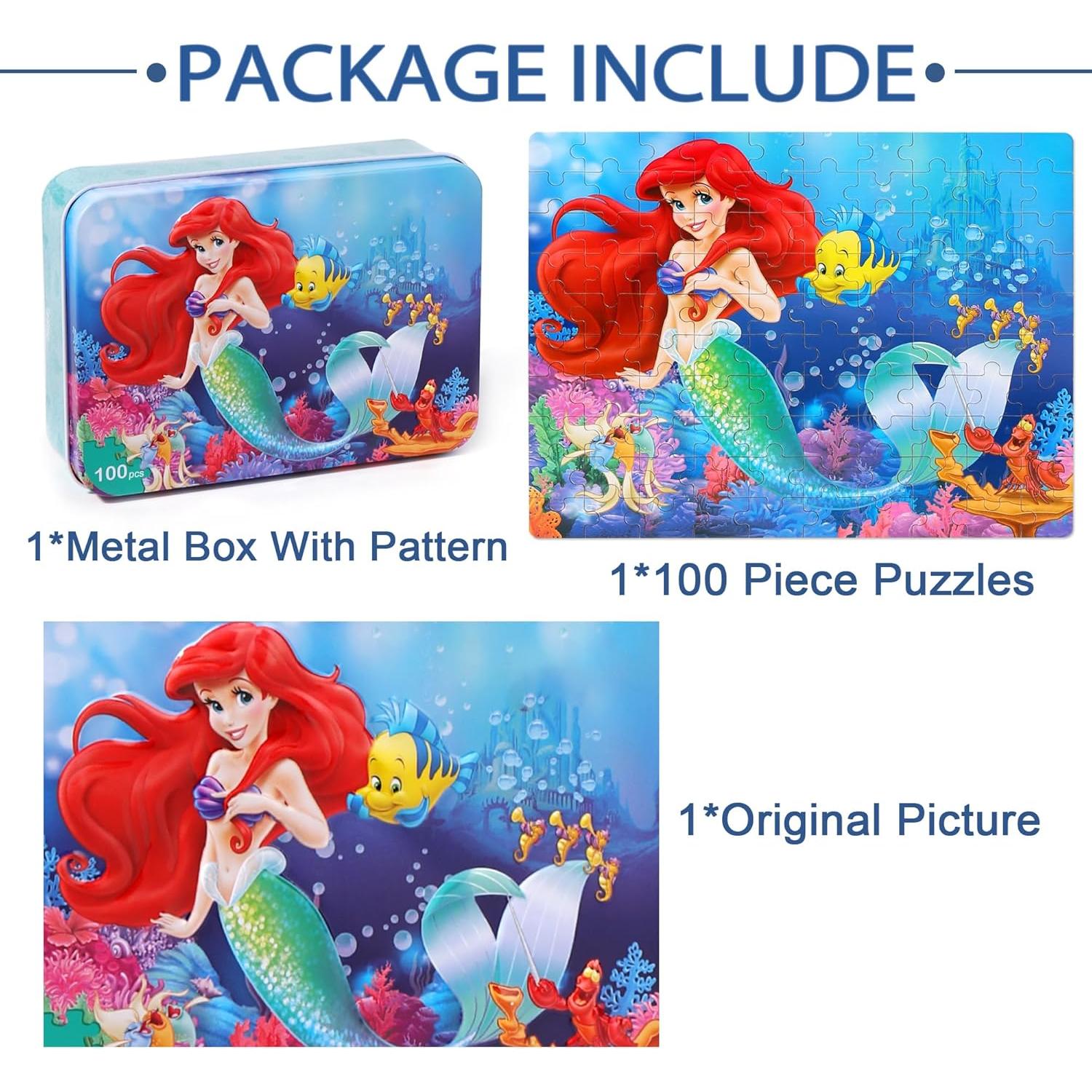 Rompecabezas Educativos LELEMON 100 Piezas Niños 4-8 Años