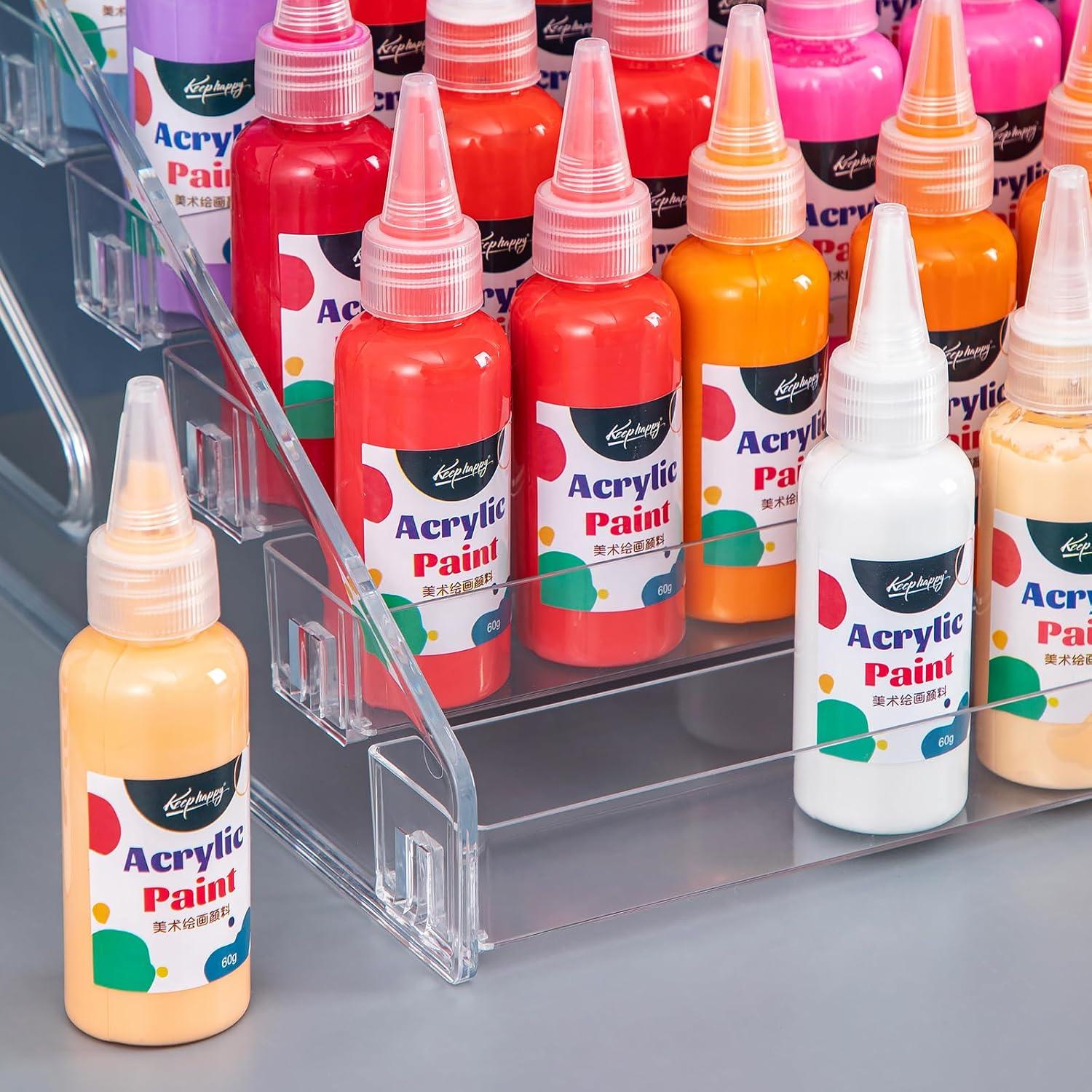 Organizador de Pintura Acrílica ENVIABELL 7 Niveles 2 oz