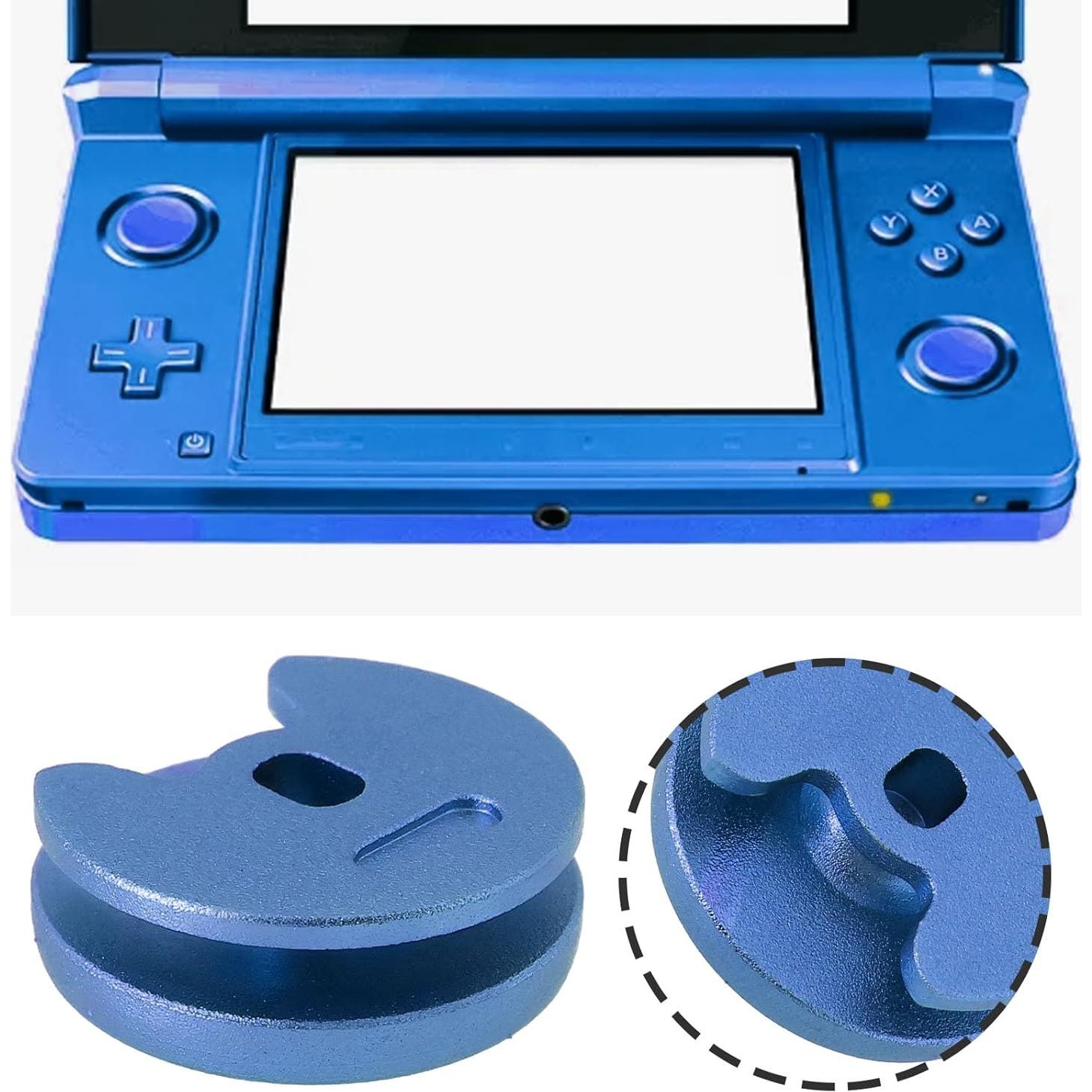 Tapa de Joystick Reemplazo YINETTECH Azul Metal para Nintendo 3DS
