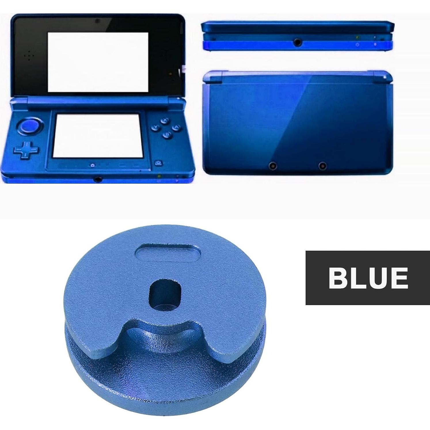 Tapa de Joystick Reemplazo YINETTECH Azul Metal para Nintendo 3DS