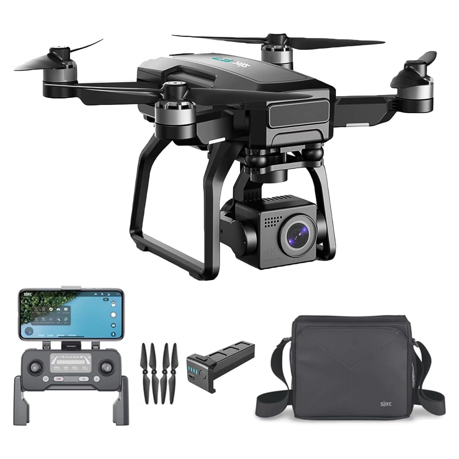 Drone SJRC F7 PRO GPS 4K con Gimbal 3 Ejes y 1 Batería