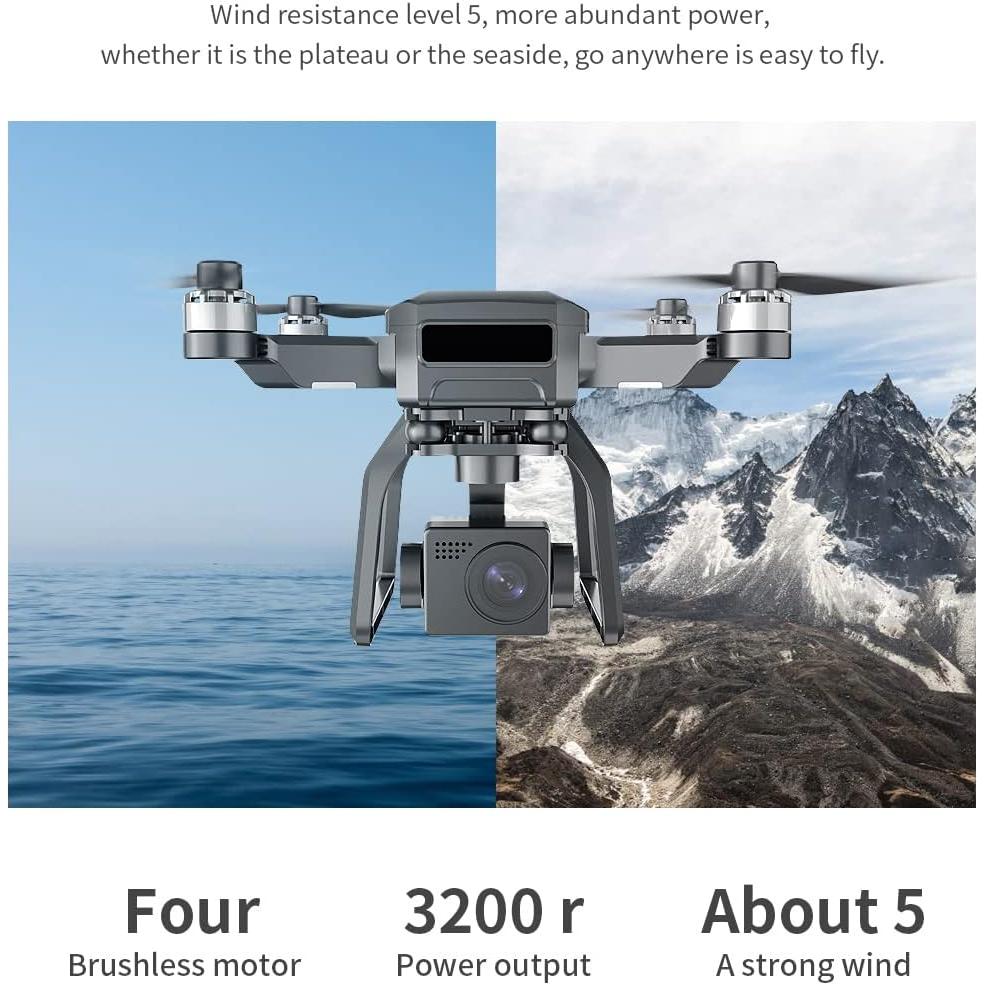 Drone SJRC F7 PRO GPS 4K con Gimbal 3 Ejes y 1 Batería