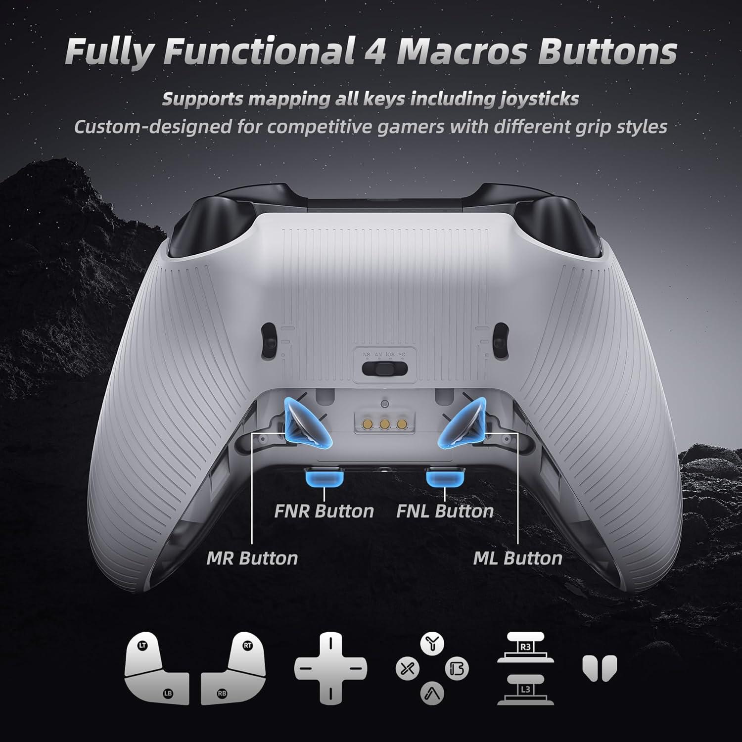 Controlador Pro Mytrix para PC y Móvil, Inalámbrico 2.4G