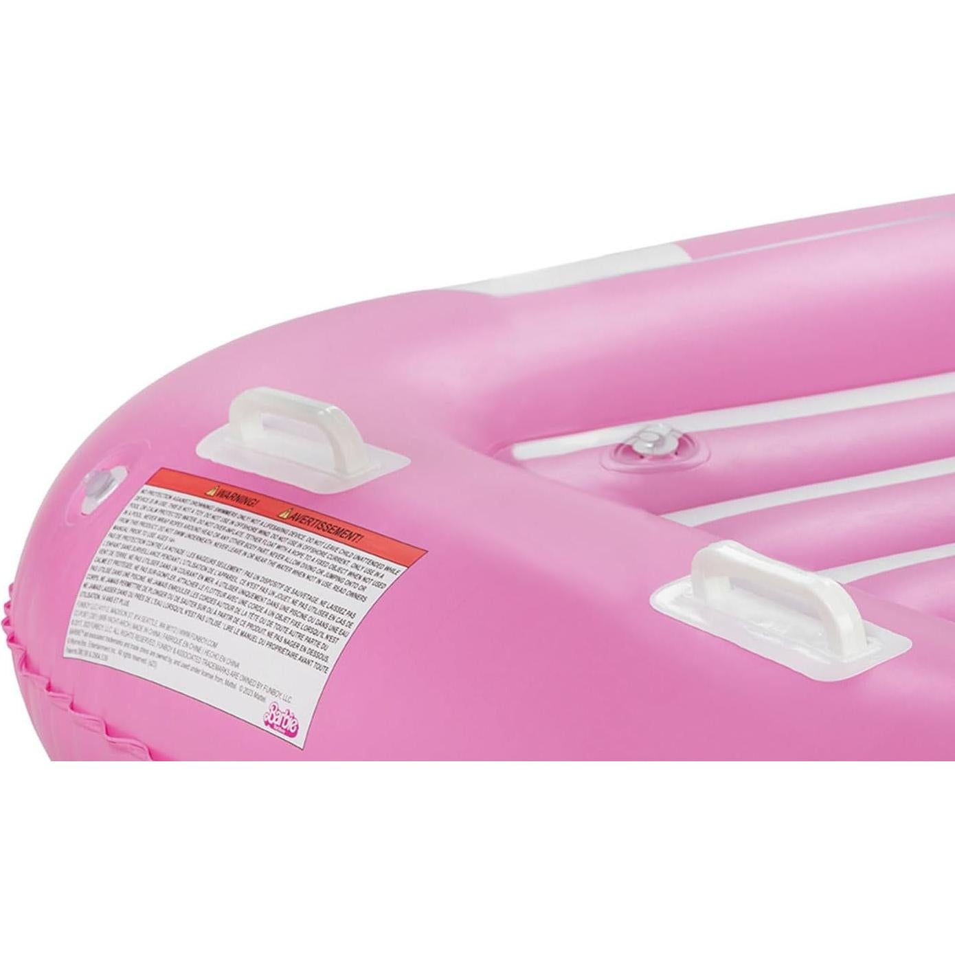 Flotador Bote de Velocidad FUNBOY Barbie 274 cm Edición Limitada