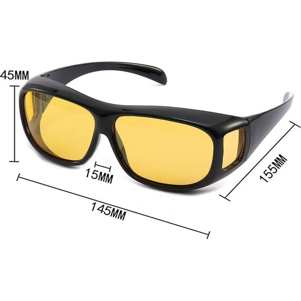 Gafas de Conducción Gemgoo Polarizadas Nocturnas Amarillas
