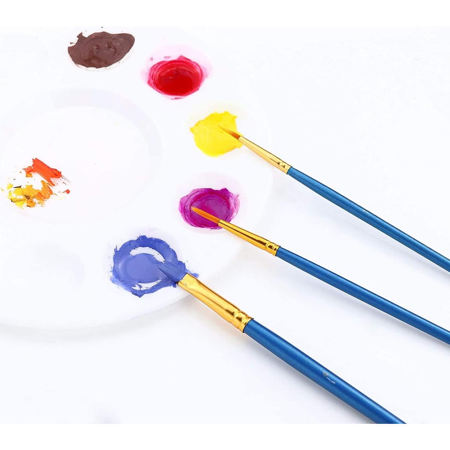 Juego de Pinceles AROIC 500 Piezas Nylon para Pintura