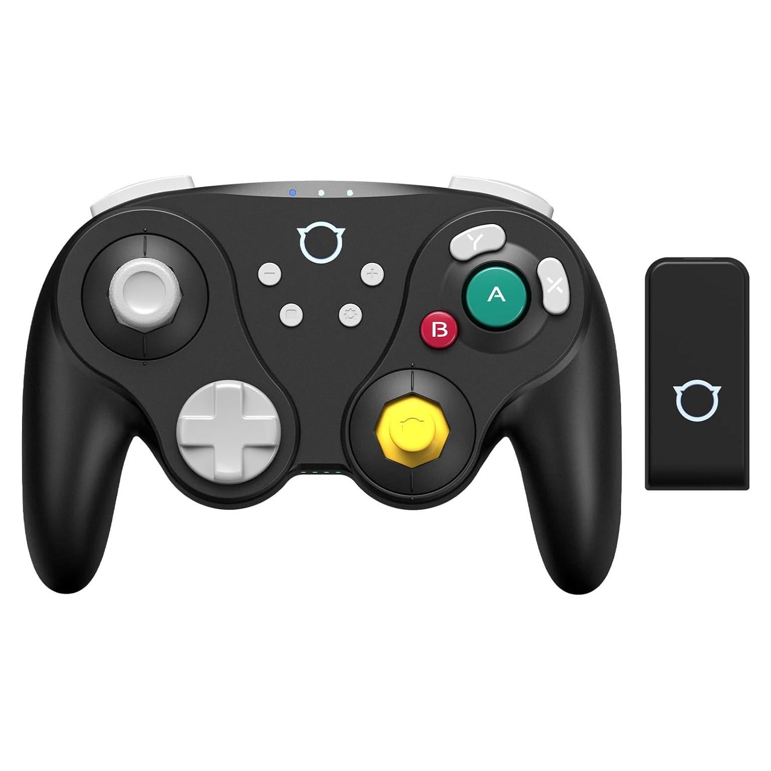 Controlador Bluetooth NYXI Warrior para Switch/NGC/Wii/PC - Negro