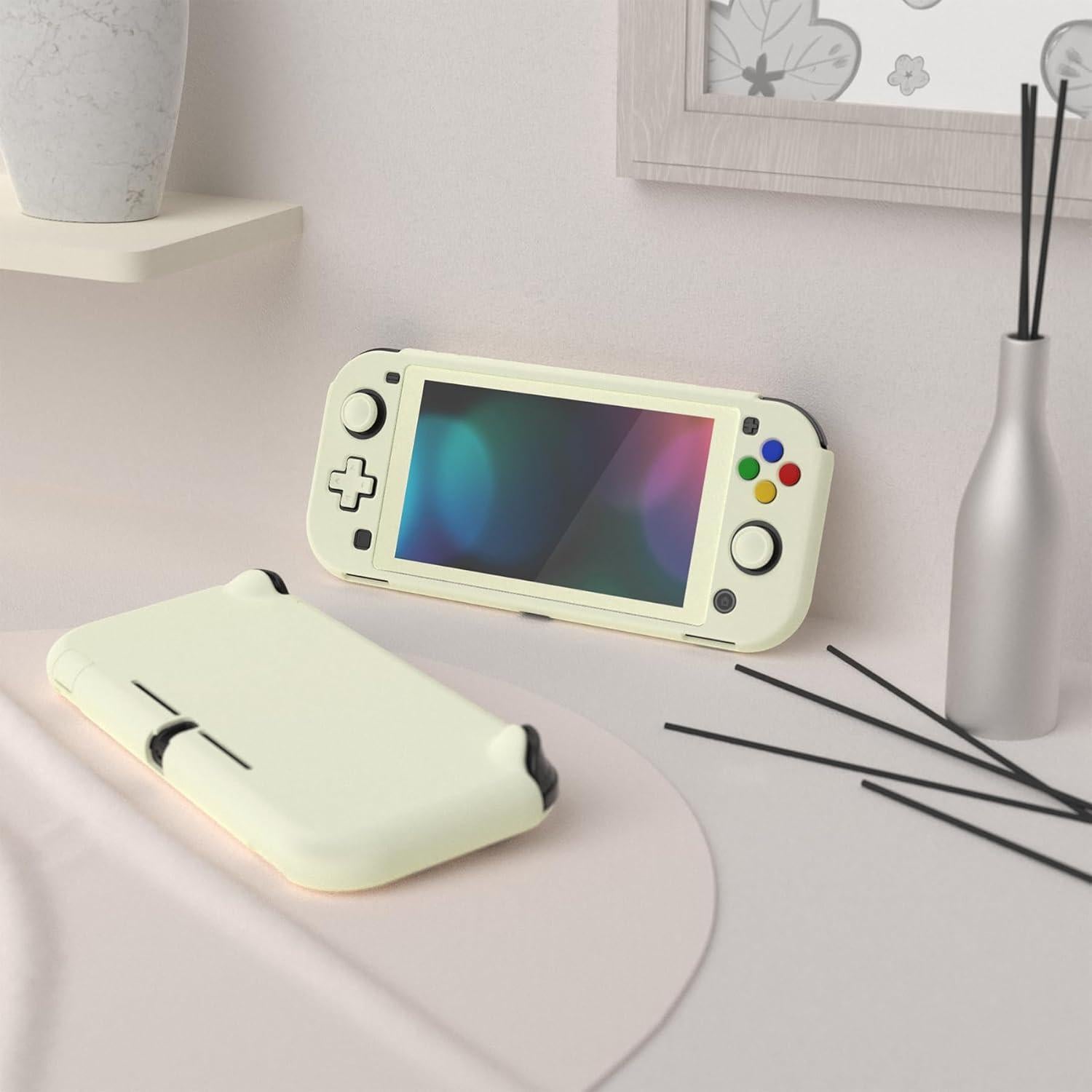 Funda Protectora PlayVital para Nintendo Switch Lite Amarillo