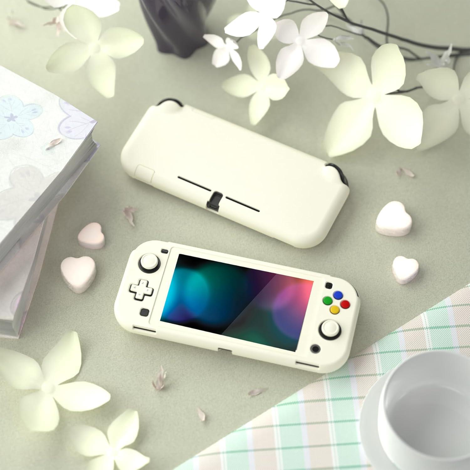 Funda Protectora PlayVital para Nintendo Switch Lite Amarillo