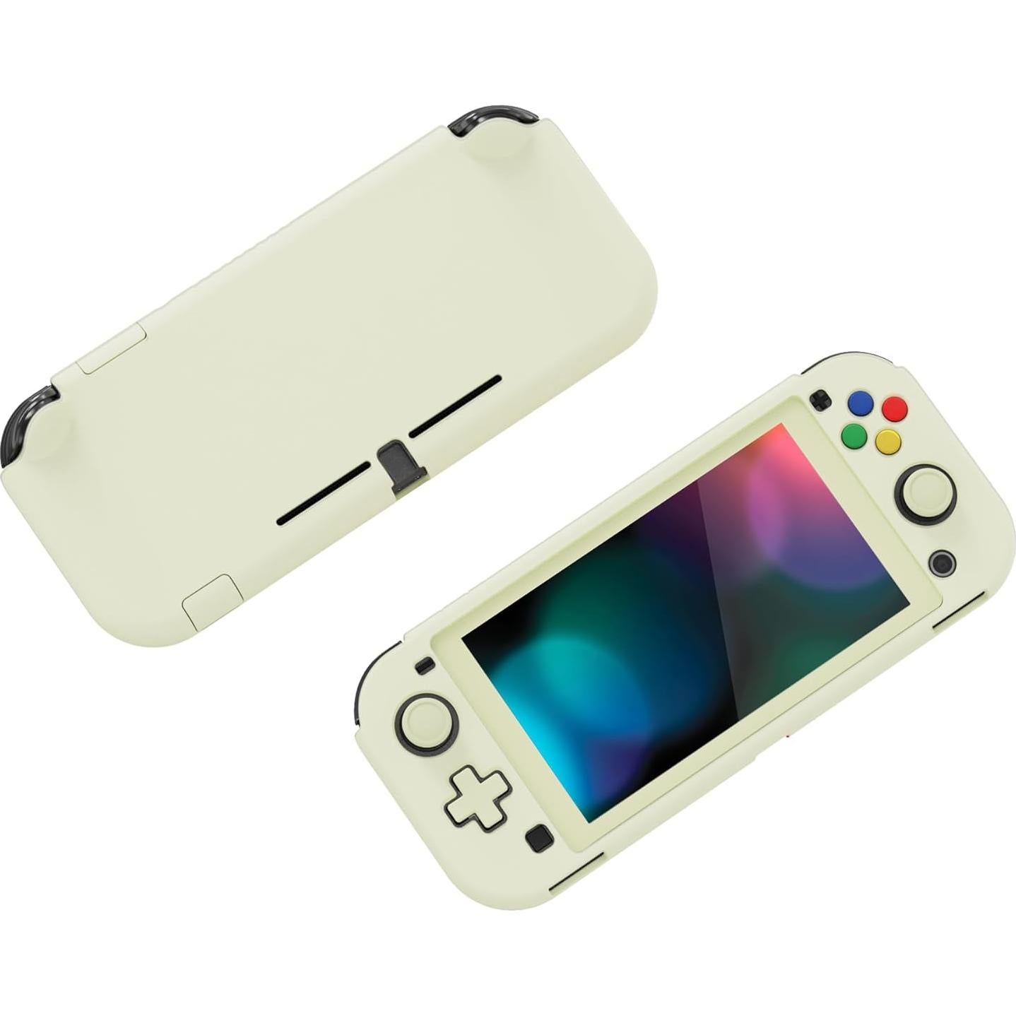 Funda Protectora PlayVital para Nintendo Switch Lite Amarillo