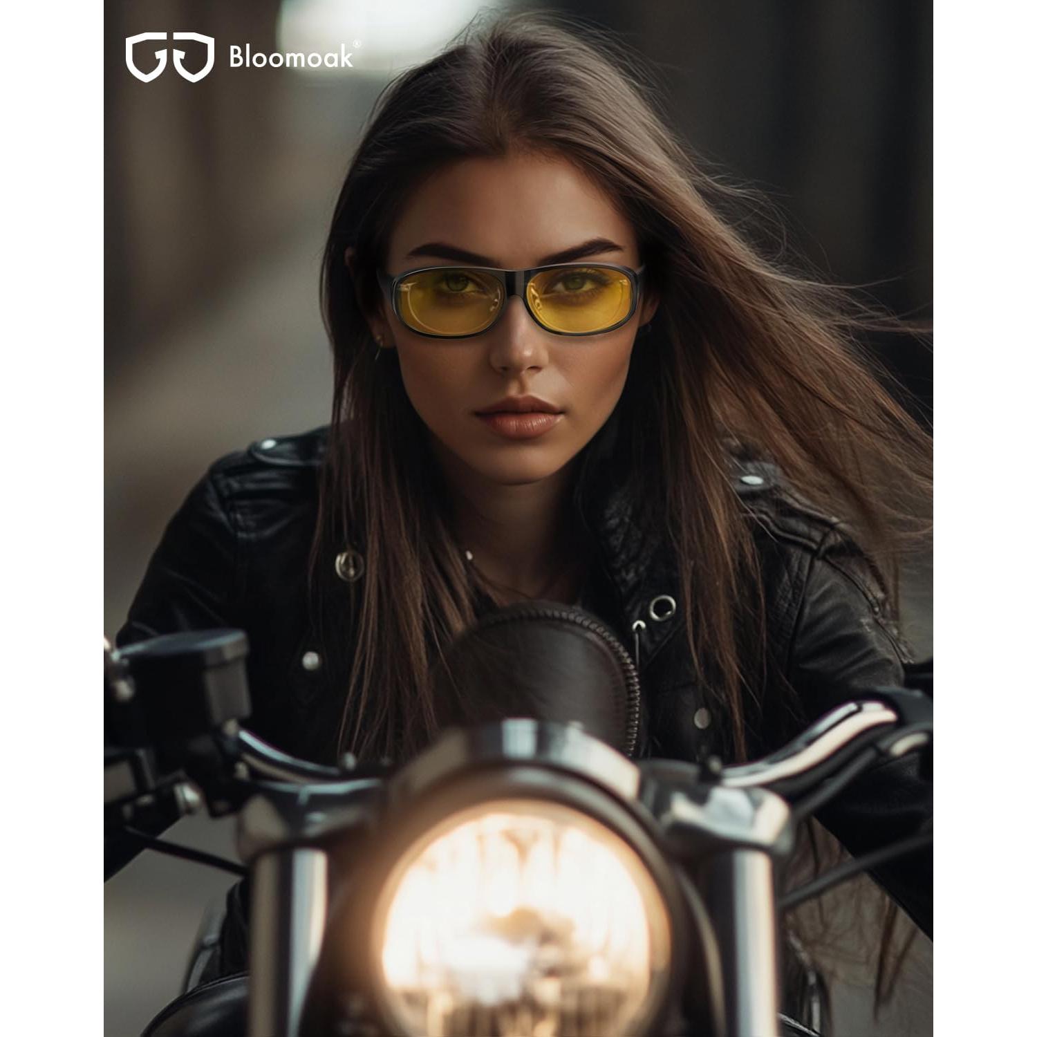 Gafas para Conducir de Noche Bloomoak Fit Over Polarizadas