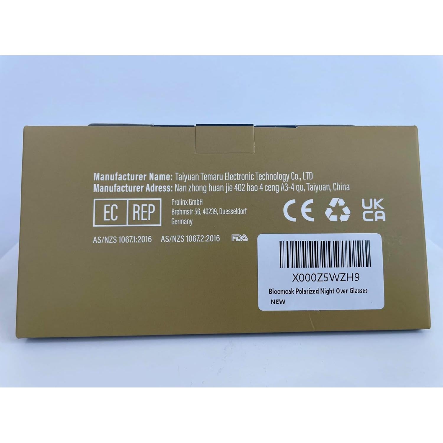 Gafas para Conducir de Noche Bloomoak Fit Over Polarizadas