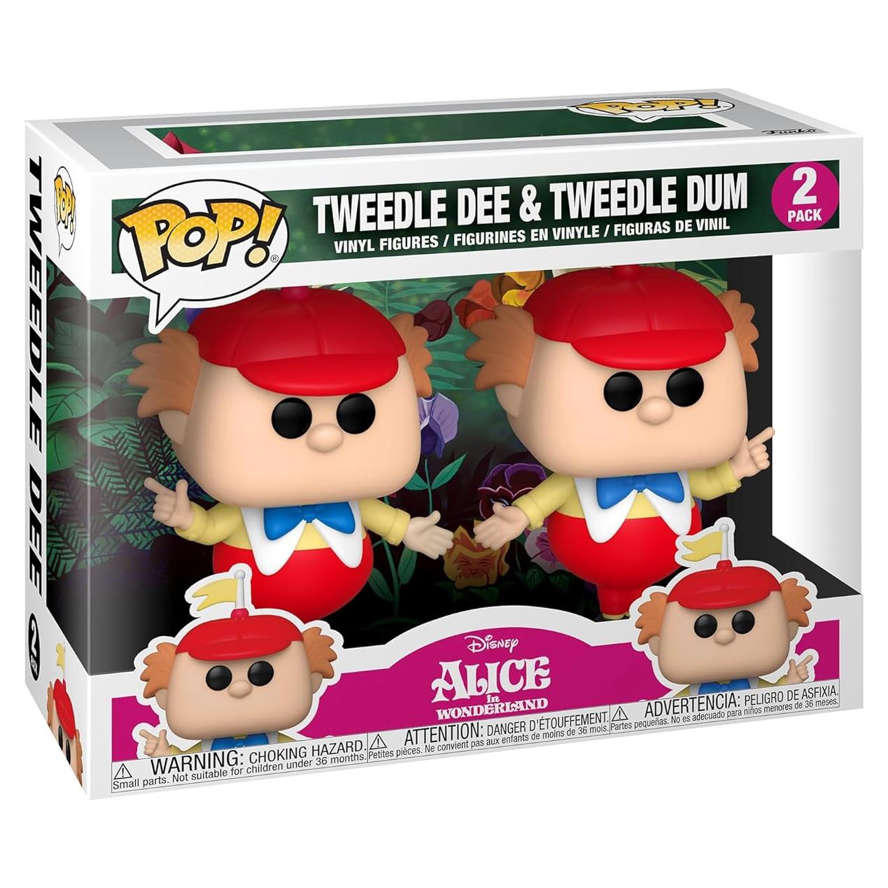 Funko POP Alicia en el País de las Maravillas 2PK Tweedle Dee & Dum