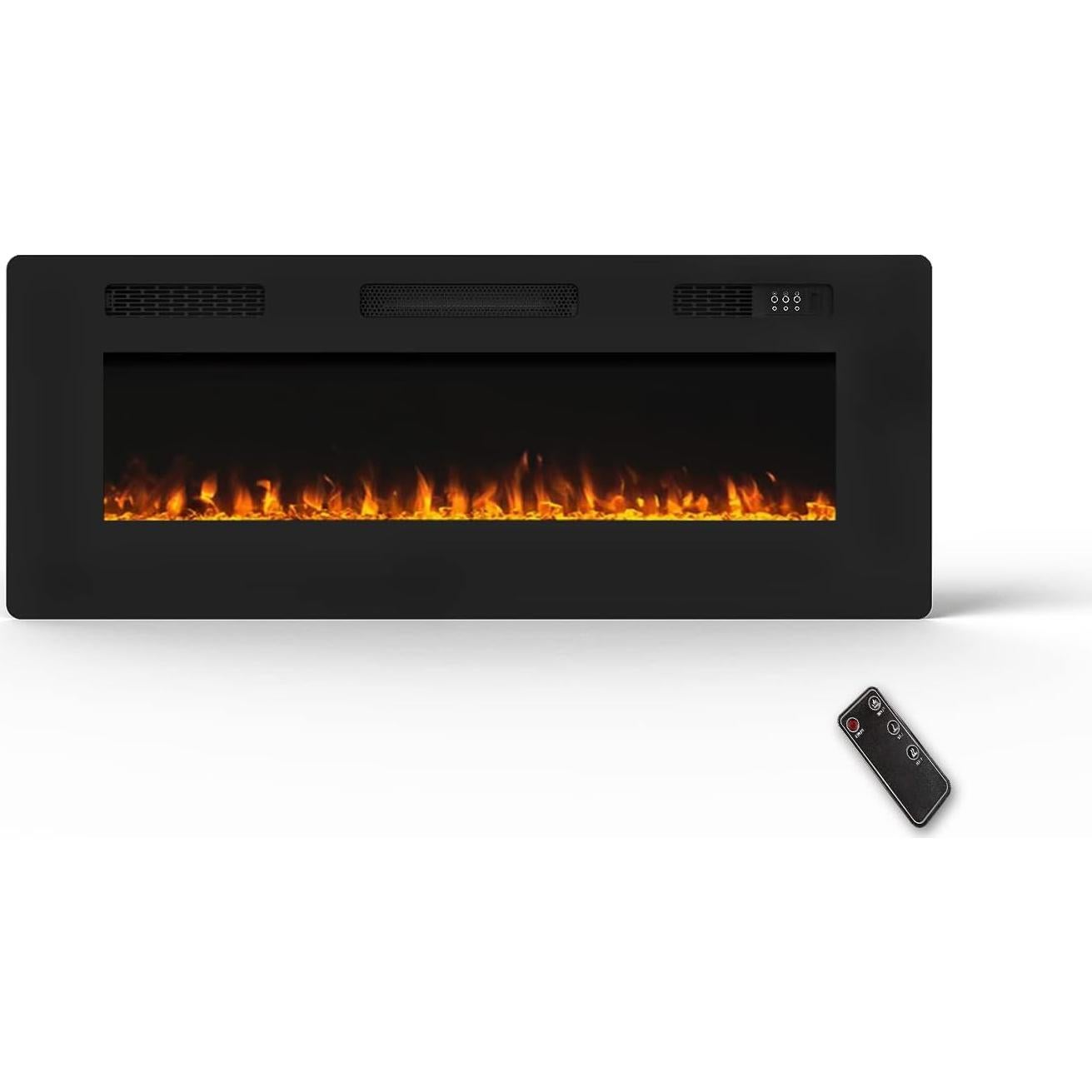 Chimenea Eléctrica Cloud Mountain 127x50cm Ultra Delgado 700W/1400W