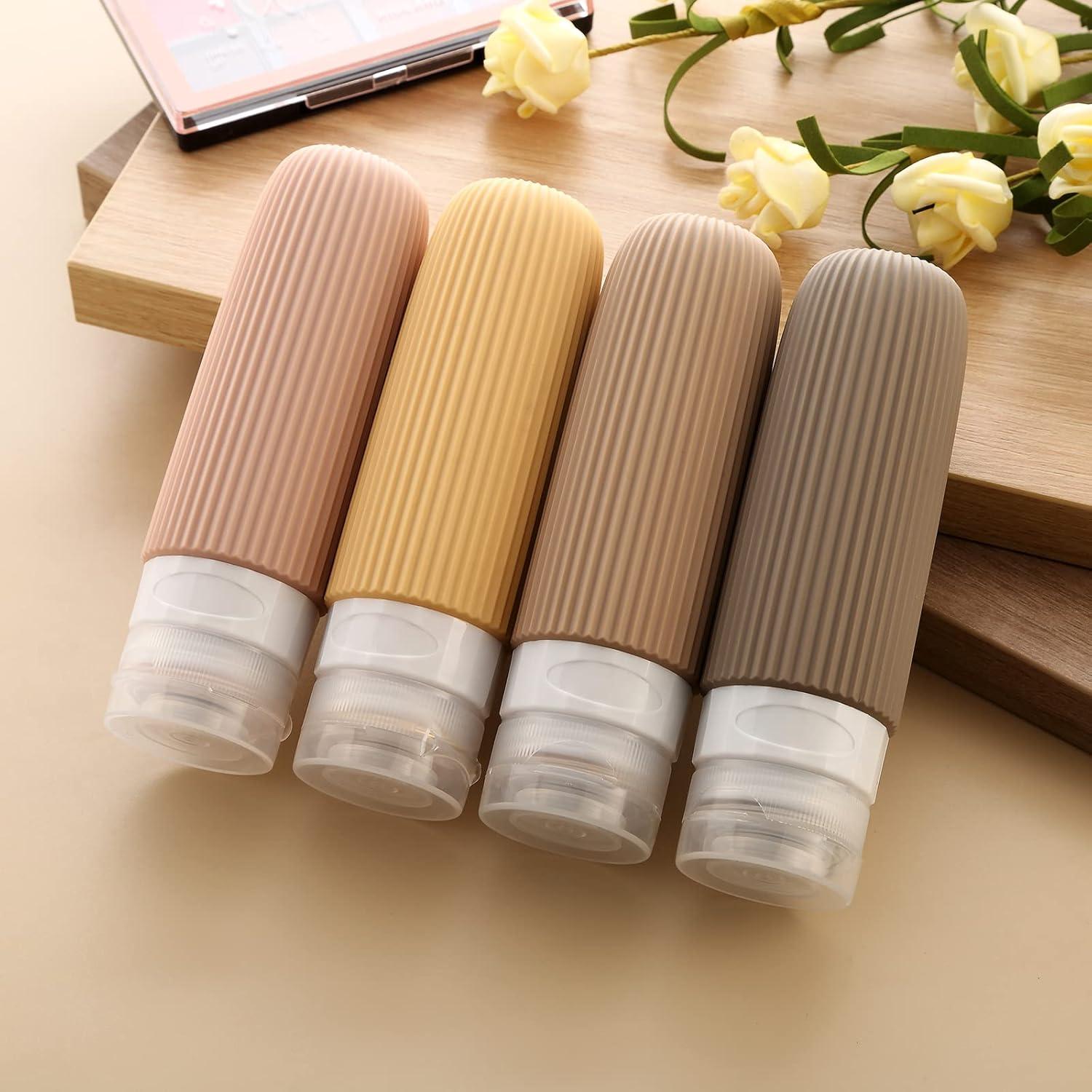 Botellas de Viaje Silicona Mrsdry 90ml Aprobadas por TSA