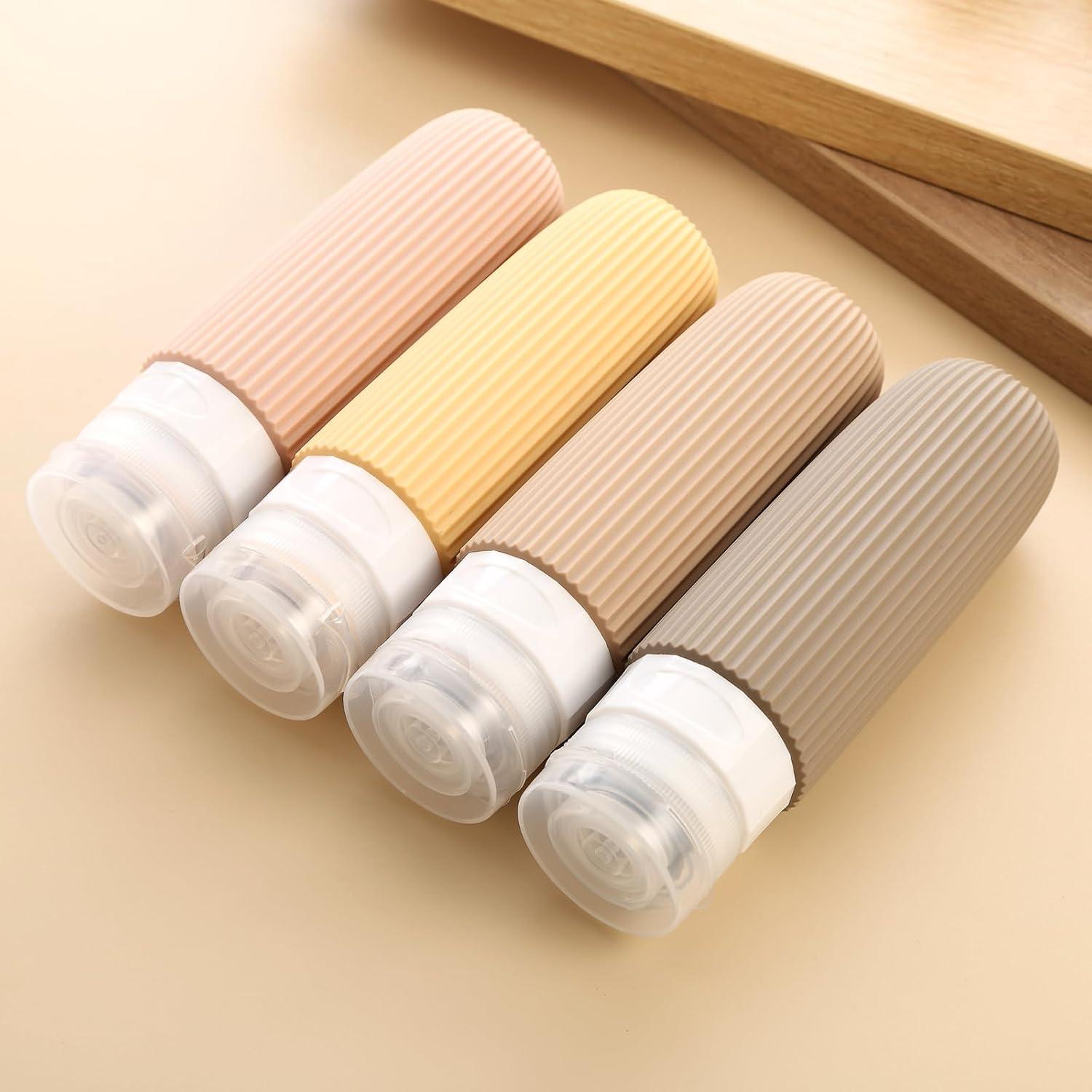 Botellas de Viaje Silicona Mrsdry 90ml Aprobadas por TSA