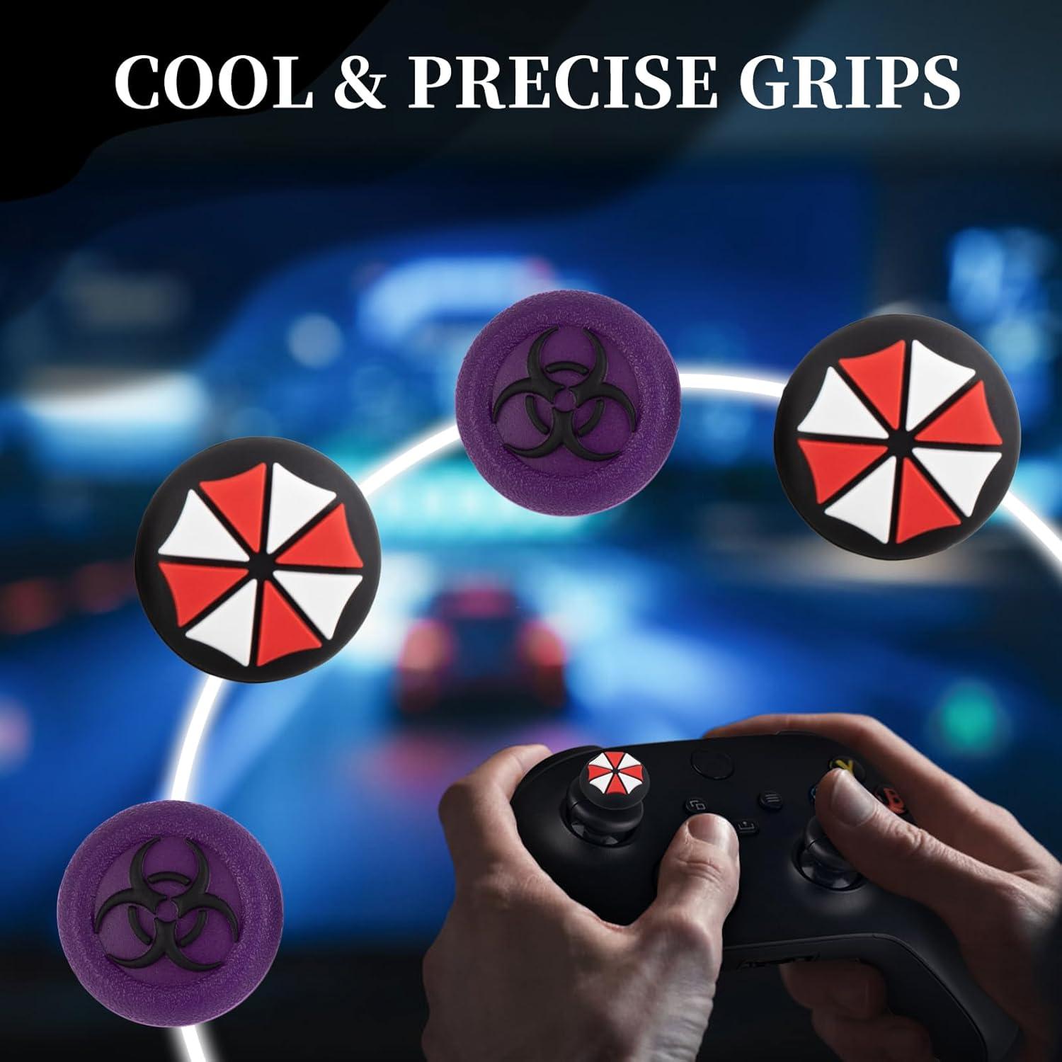 Extensores de Thumbstick PlayRealm para Xbox Series x 2 y Grip x 4