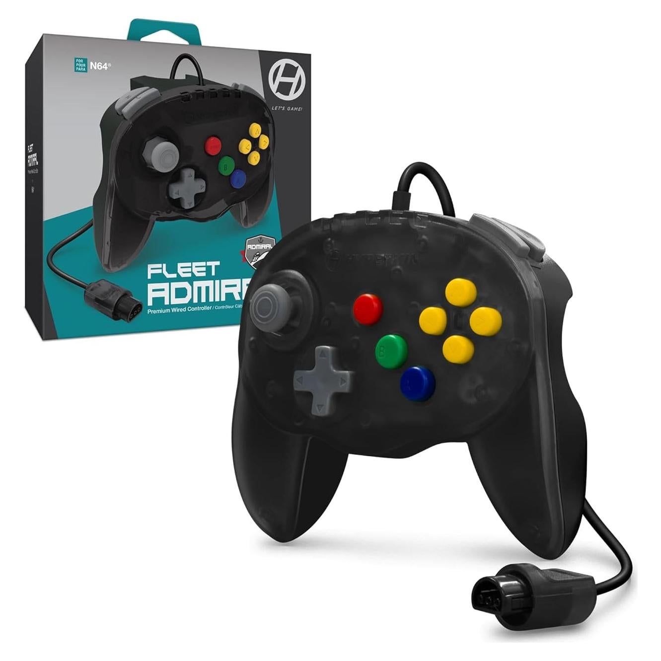 Controlador Con Cable Hyperkin N64 Flota Cósmica 3.05m