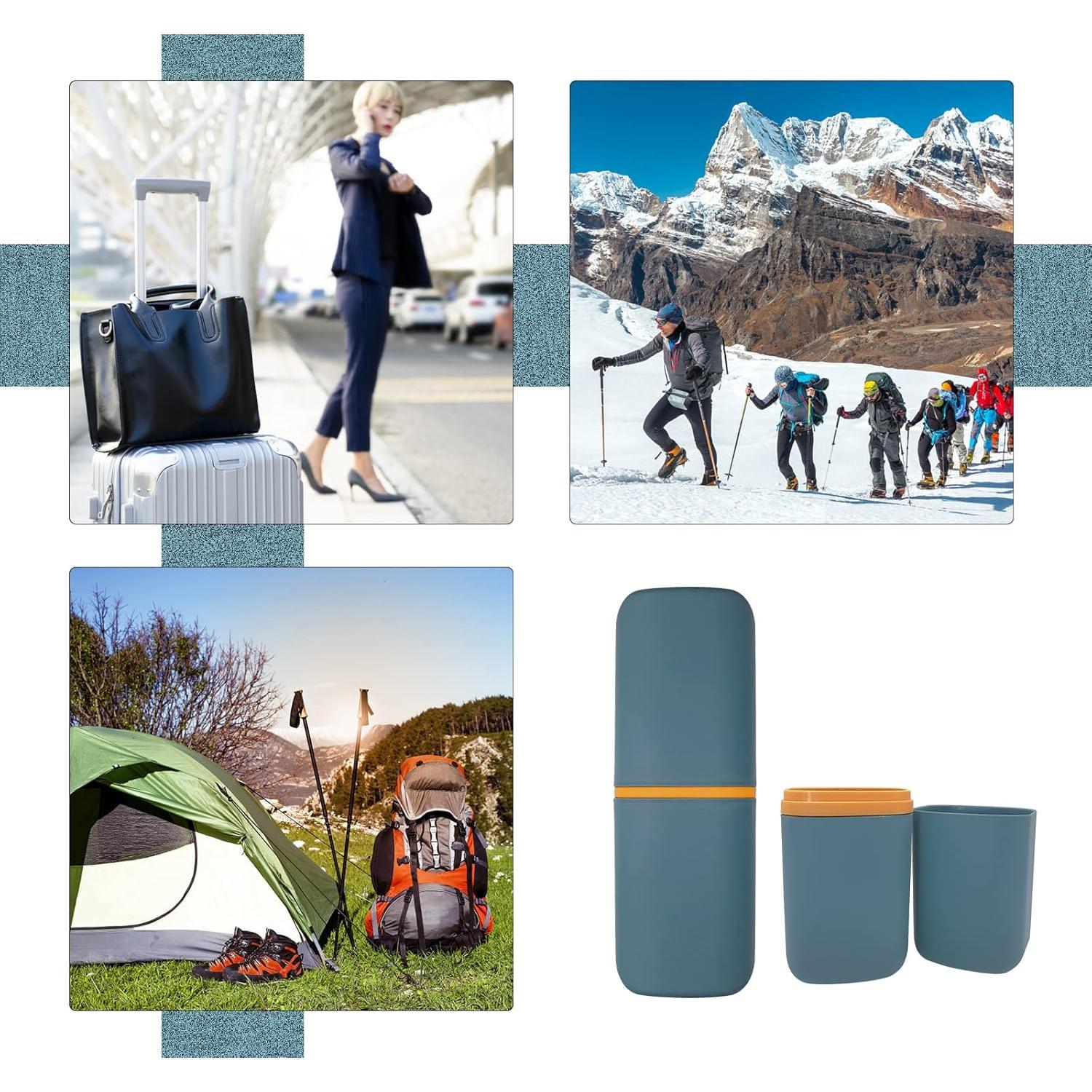 Estuche de Cepillo de Dientes SietDESEO Azul Marino 20x7.8cm