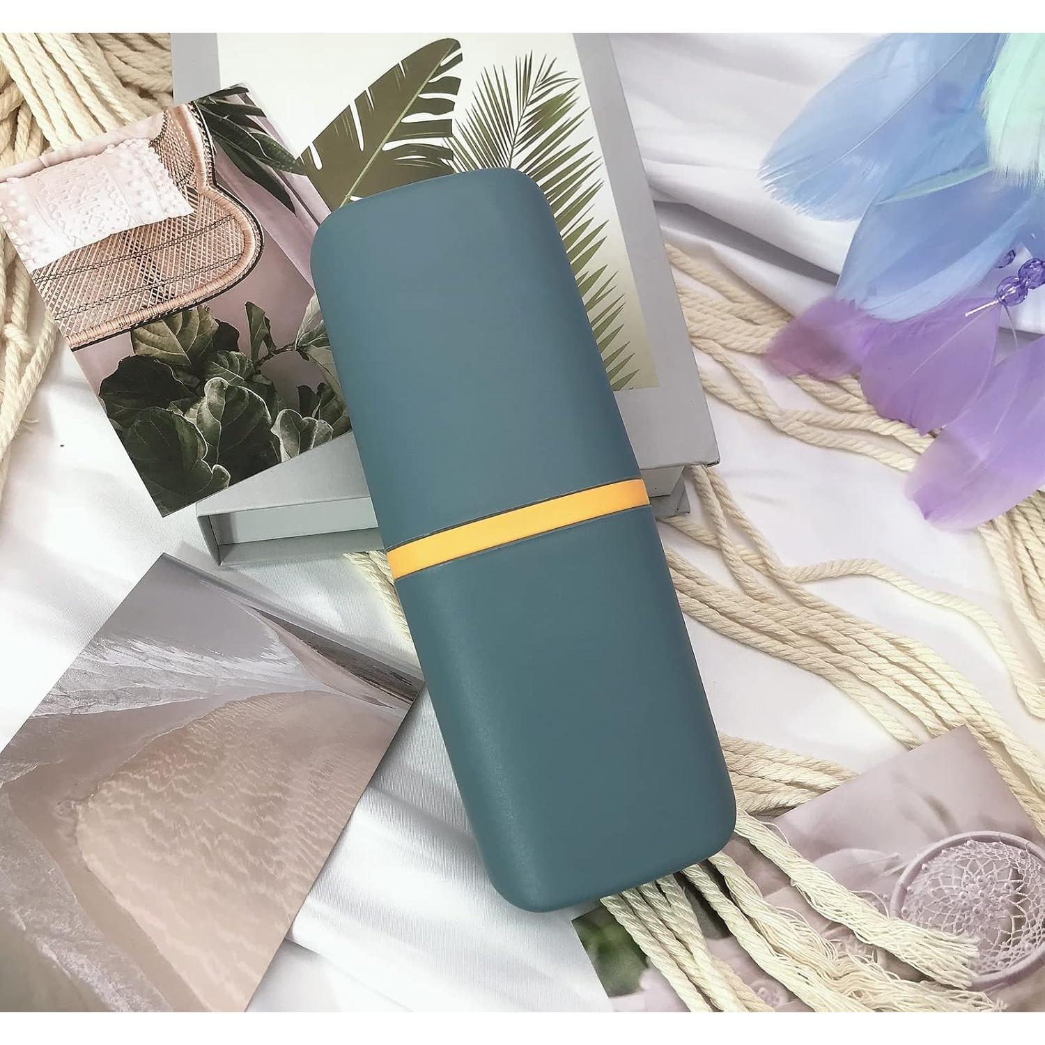 Estuche de Cepillo de Dientes SietDESEO Azul Marino 20x7.8cm