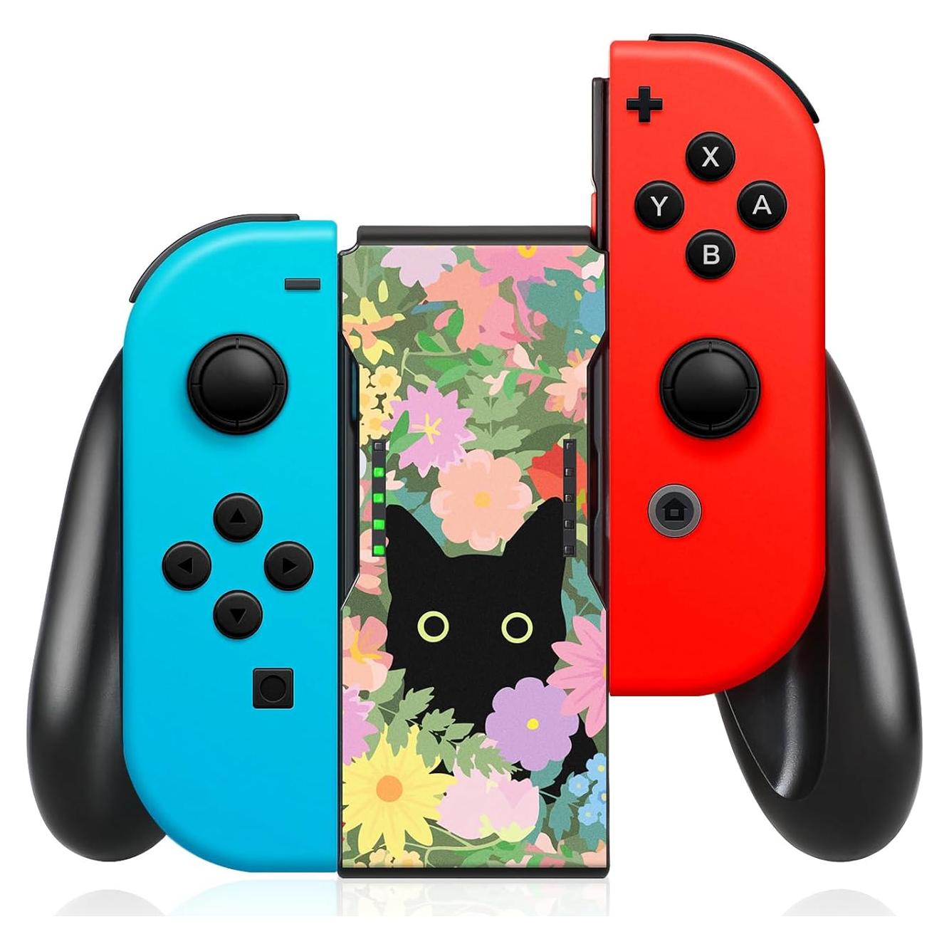 Agarre Joy-Con Lotadilo para Nintendo Switch - Diseño Gato