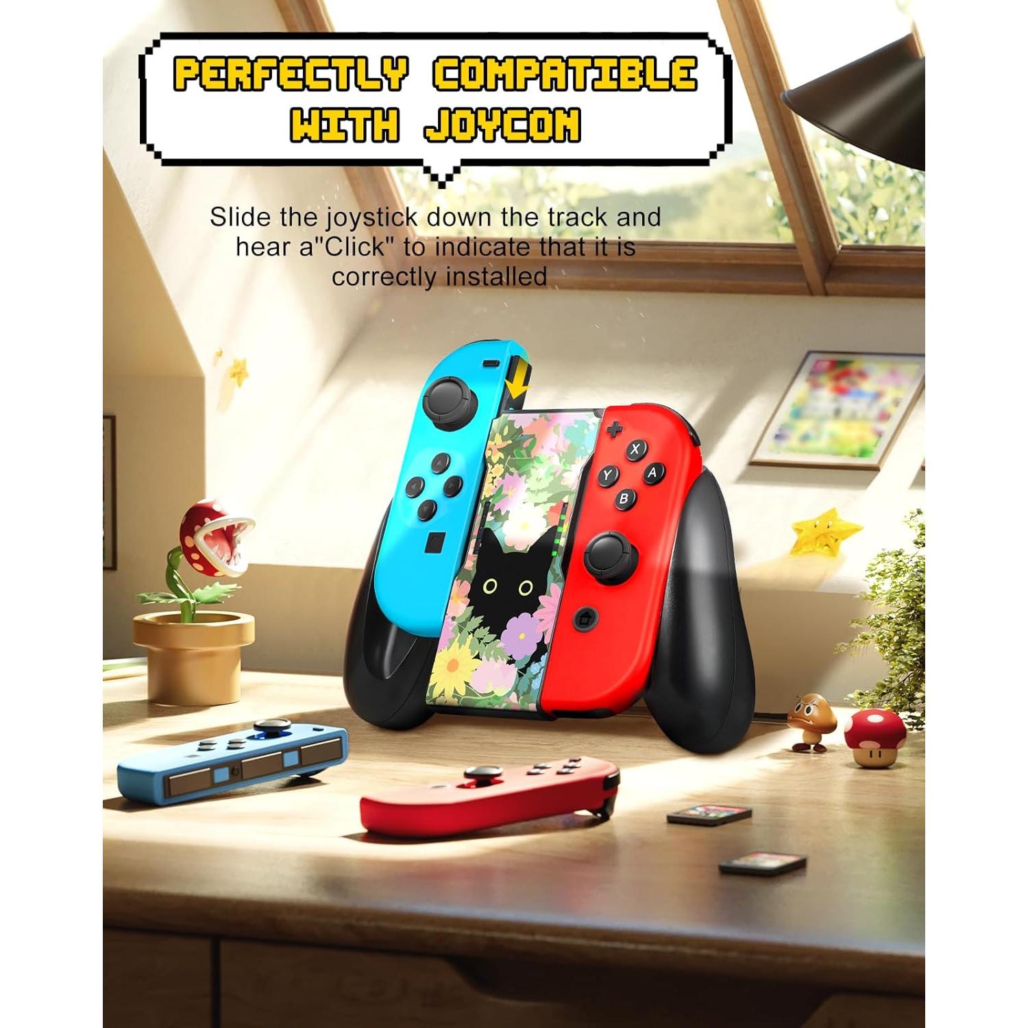 Agarre Joy-Con Lotadilo para Nintendo Switch - Diseño Gato
