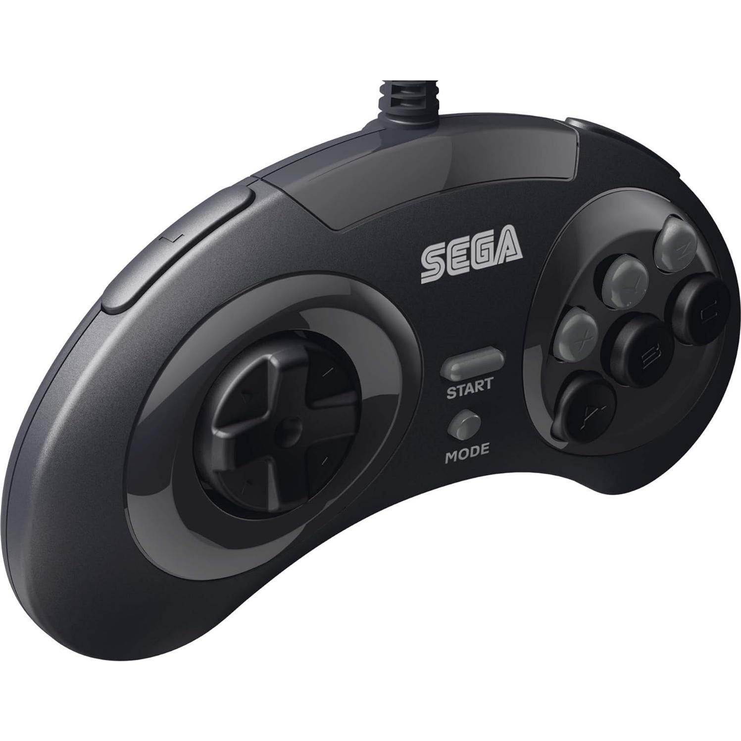 Controlador USB Retro-Bit SEGA Genesis 8 Botones Negro