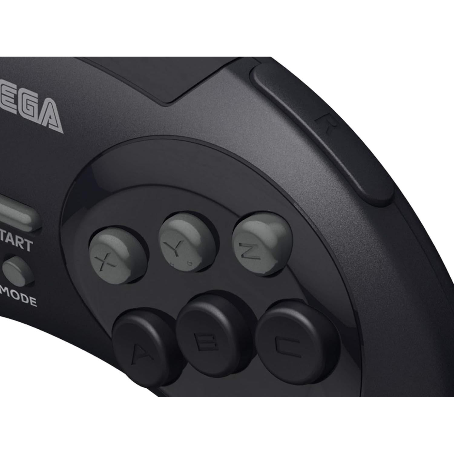 Controlador USB Retro-Bit SEGA Genesis 8 Botones Negro